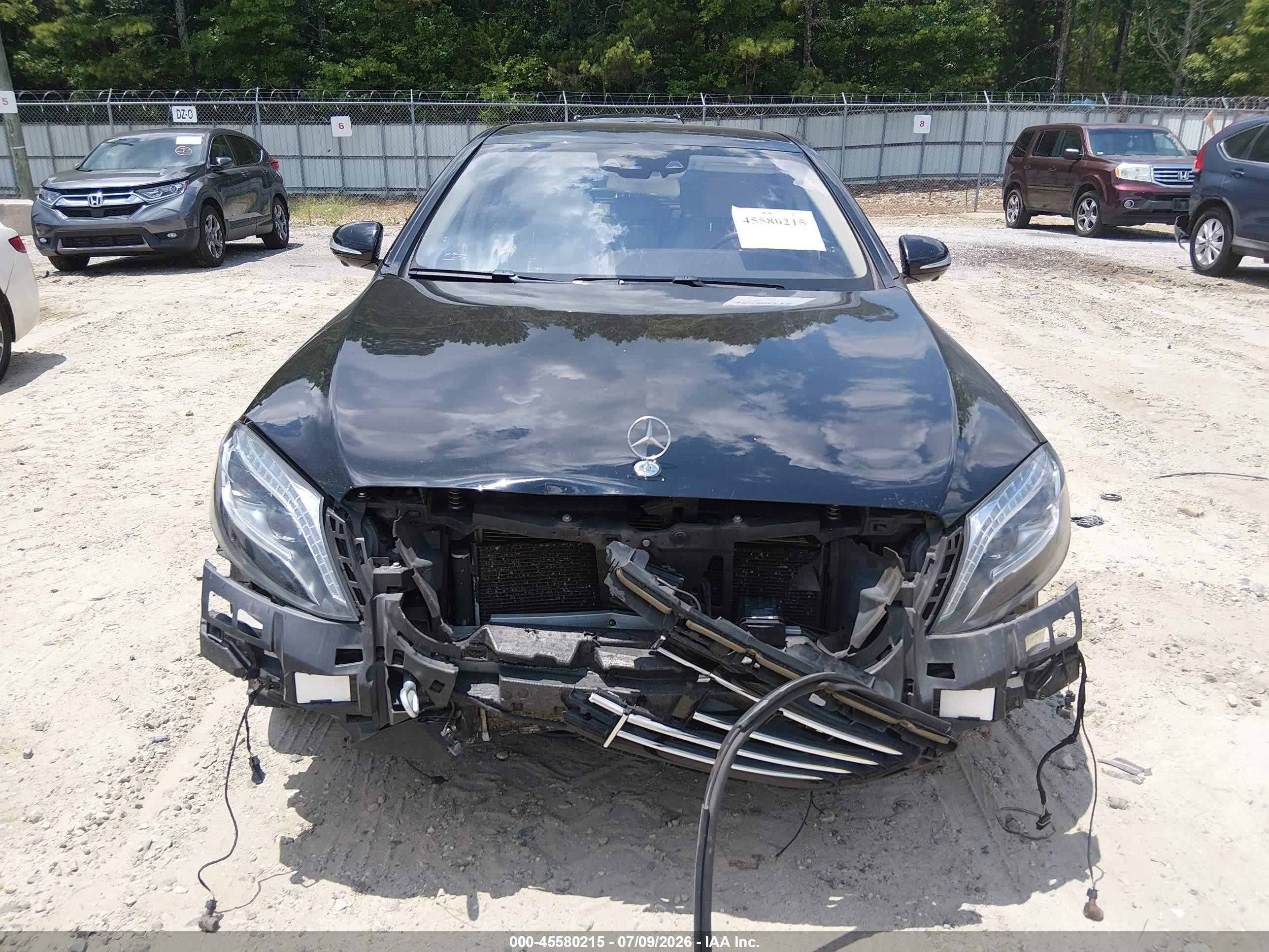 2015 Mercedes-benz S 550 4matic Black vin: WDDUG8FB2FA141830