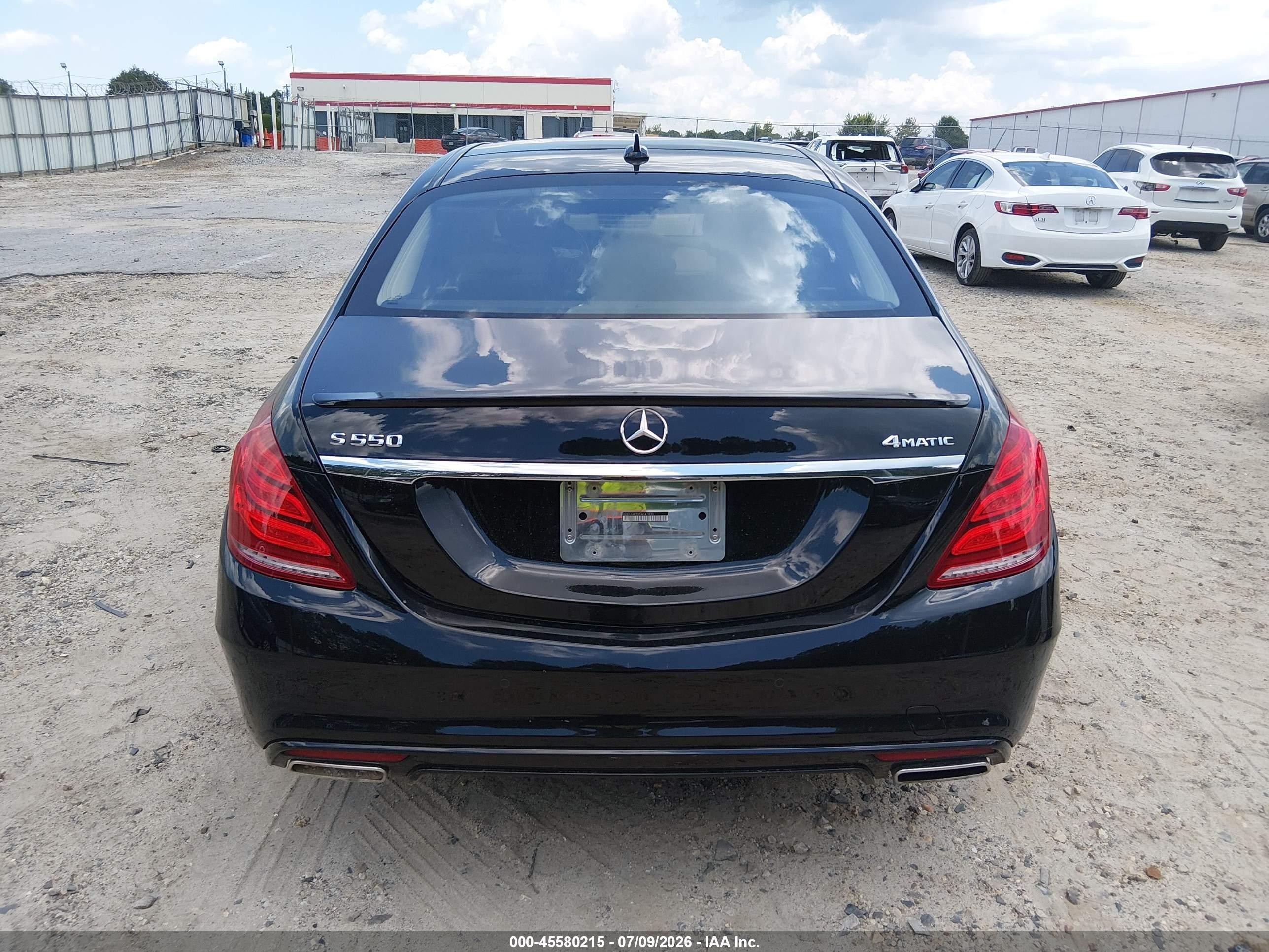 2015 Mercedes-benz S 550 4matic Black vin: WDDUG8FB2FA141830