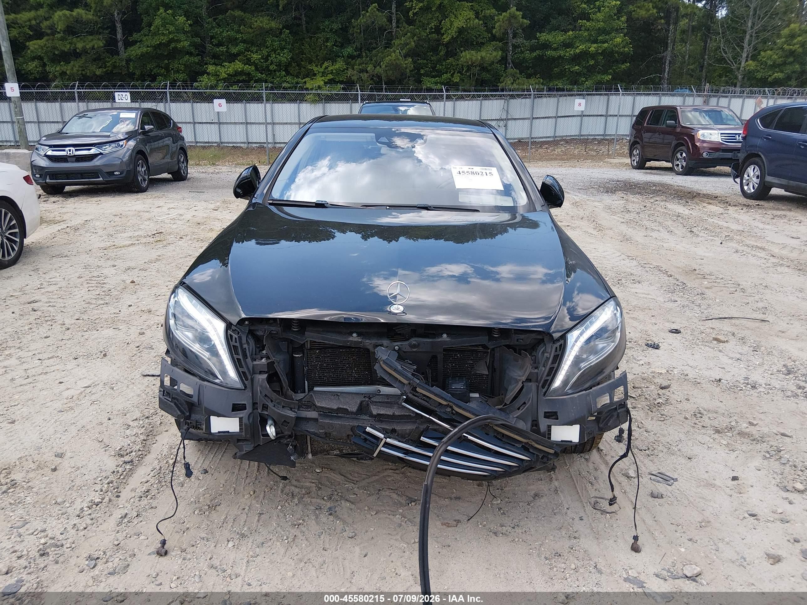 2015 Mercedes-benz S 550 4matic Black vin: WDDUG8FB2FA141830