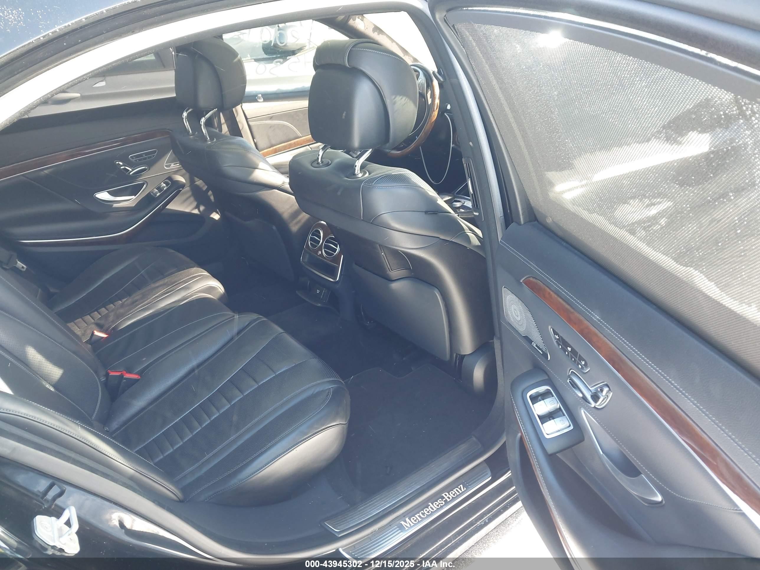 2014 Mercedes-benz S 550 4matic Black vin: WDDUG8FB3EA030248