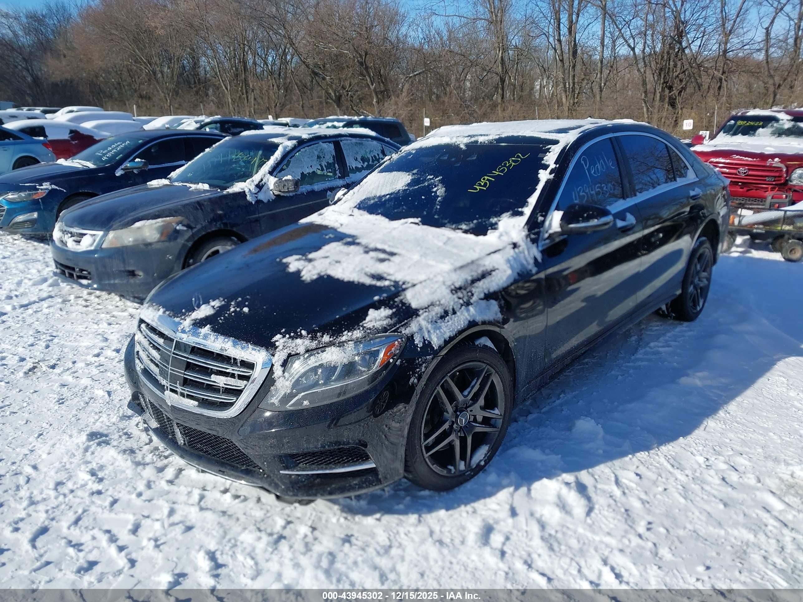 2014 Mercedes-benz S 550 4matic Black vin: WDDUG8FB3EA030248