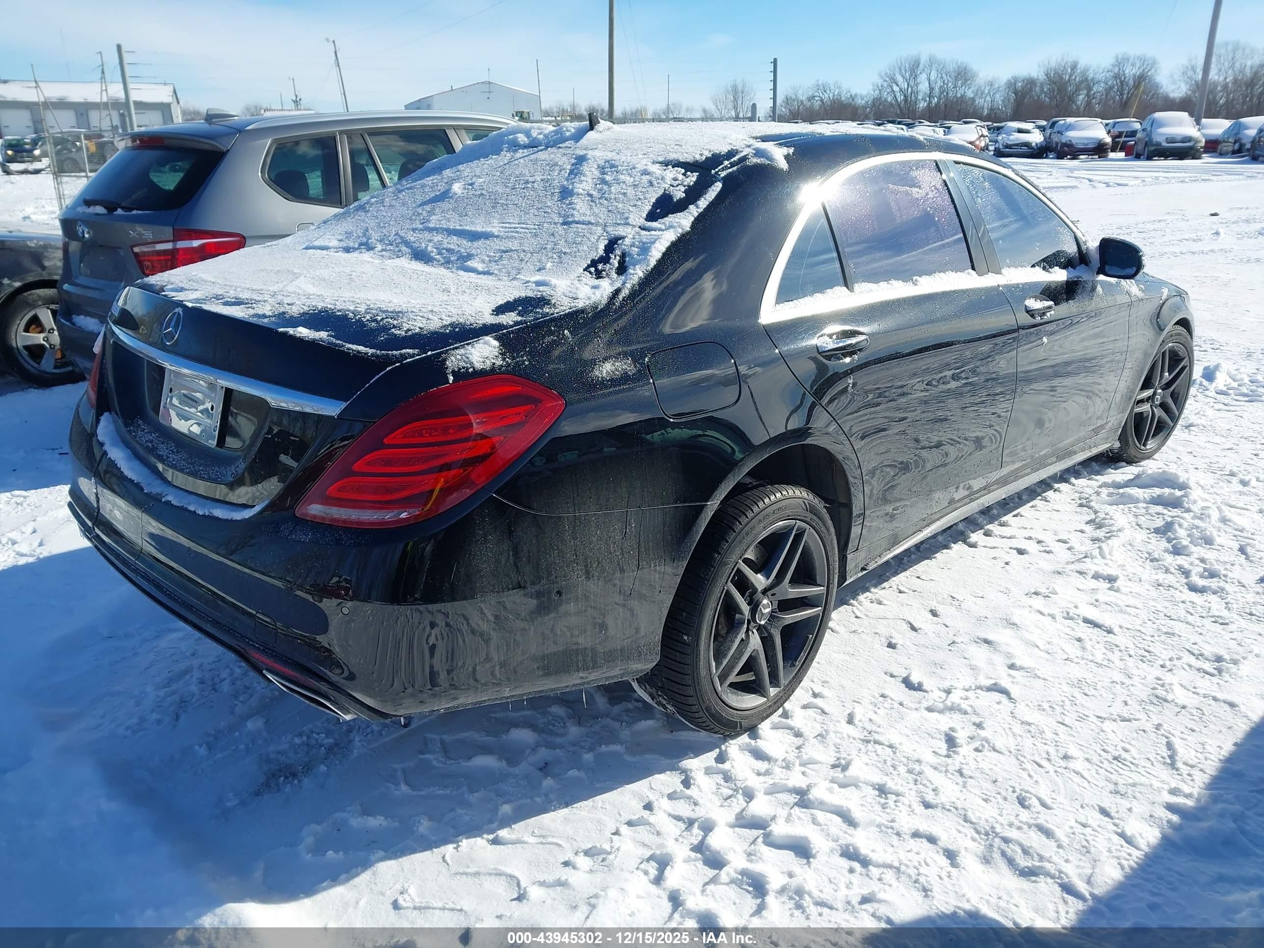 2014 Mercedes-benz S 550 4matic Black vin: WDDUG8FB3EA030248