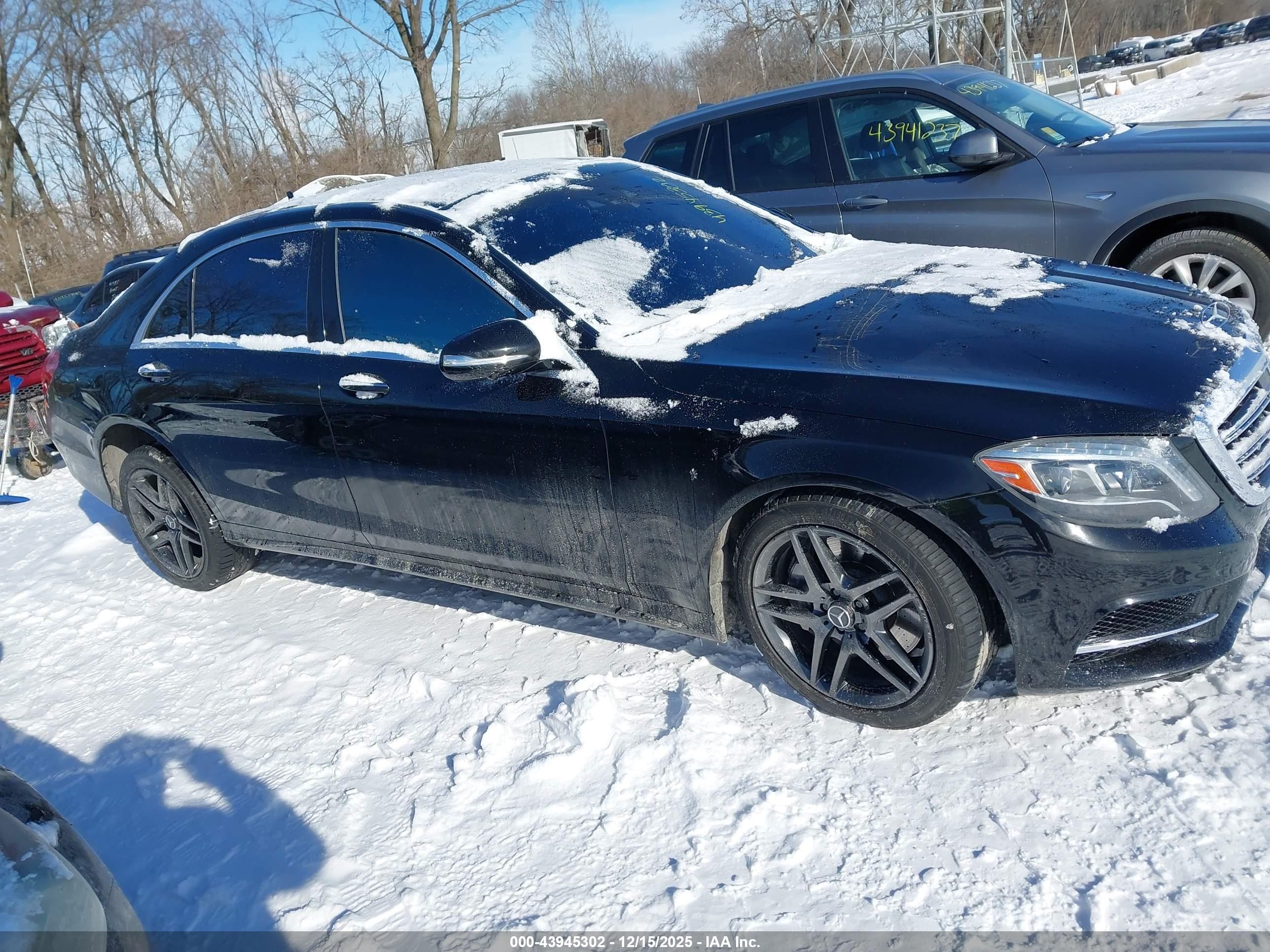 2014 Mercedes-benz S 550 4matic Black vin: WDDUG8FB3EA030248