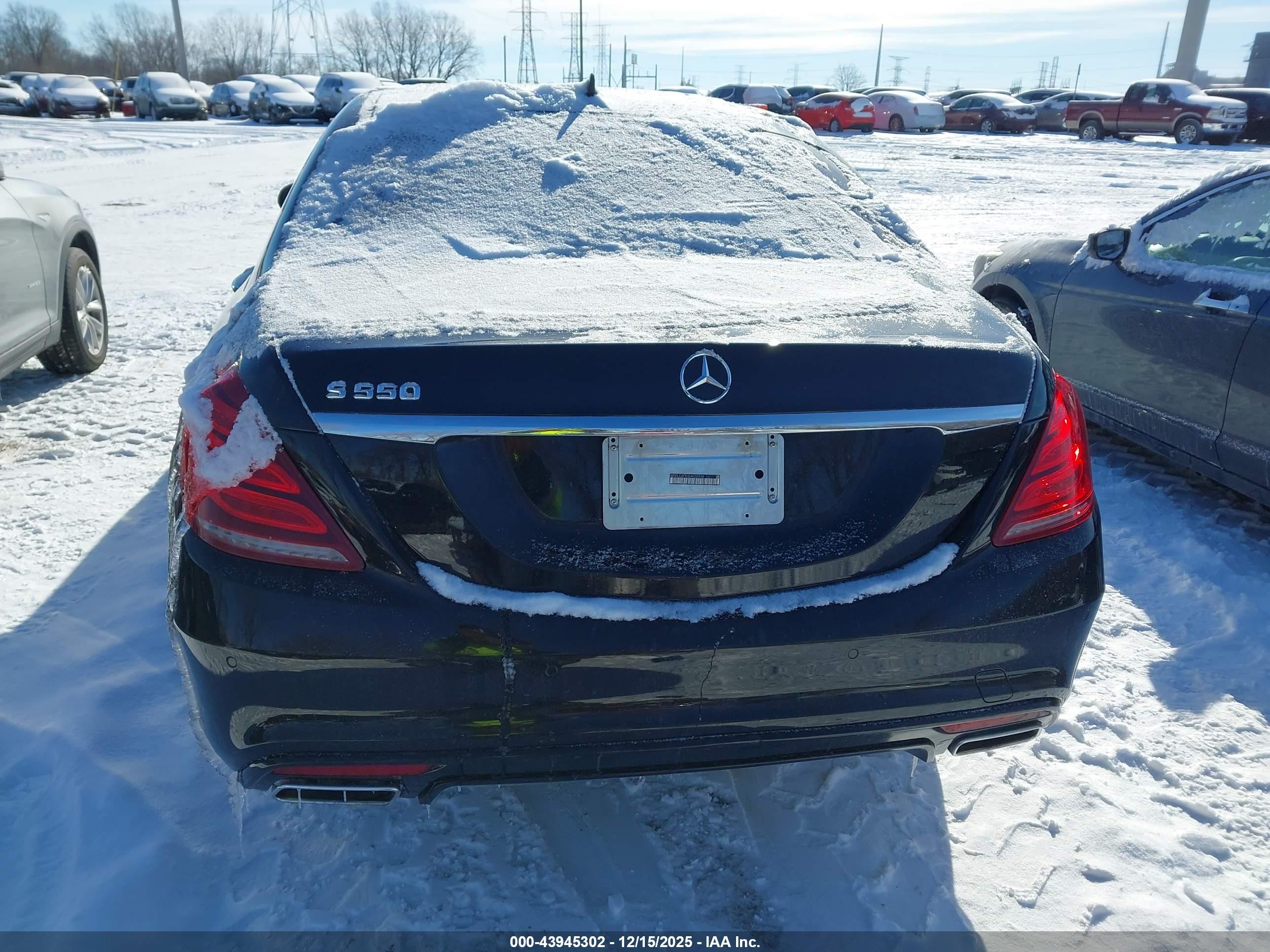 2014 Mercedes-benz S 550 4matic Black vin: WDDUG8FB3EA030248