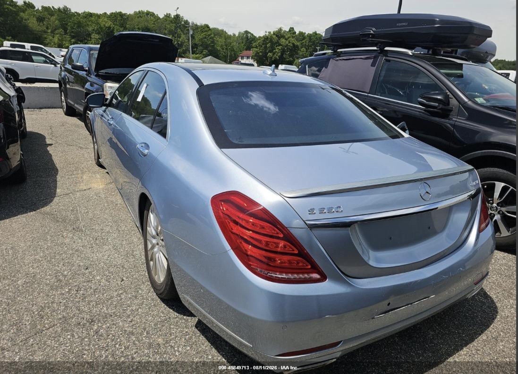 2014 Mercedes-benz S 550 4matic Silver vin: WDDUG8FB3EA034929
