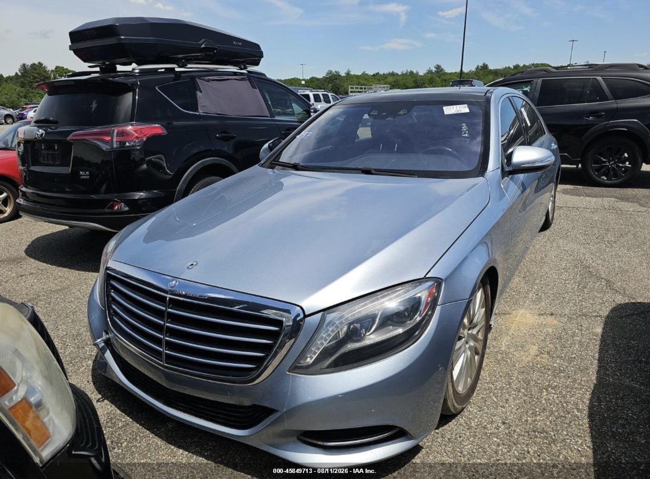 2014 Mercedes-benz S 550 4matic Silver vin: WDDUG8FB3EA034929