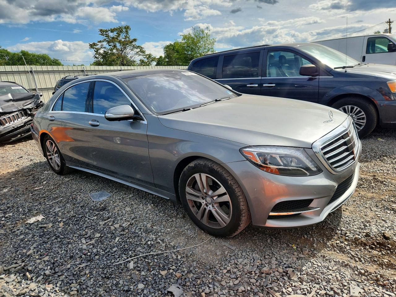 2014 Mercedes-benz S 550 4matic Gray vin: WDDUG8FB3EA044697
