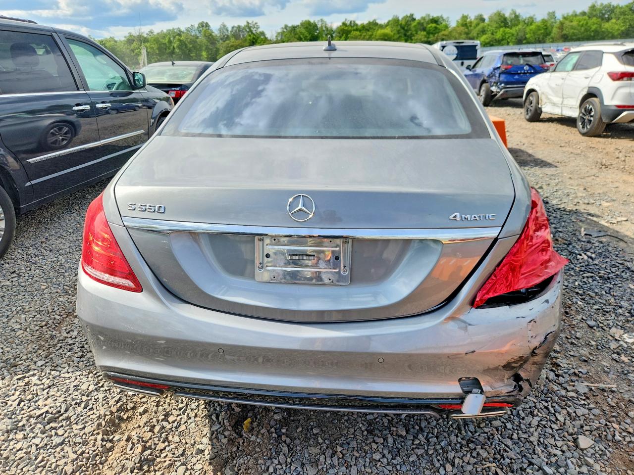 2014 Mercedes-benz S 550 4matic Gray vin: WDDUG8FB3EA044697