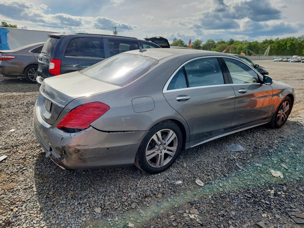 2014 Mercedes-benz S 550 4matic Gray vin: WDDUG8FB3EA044697