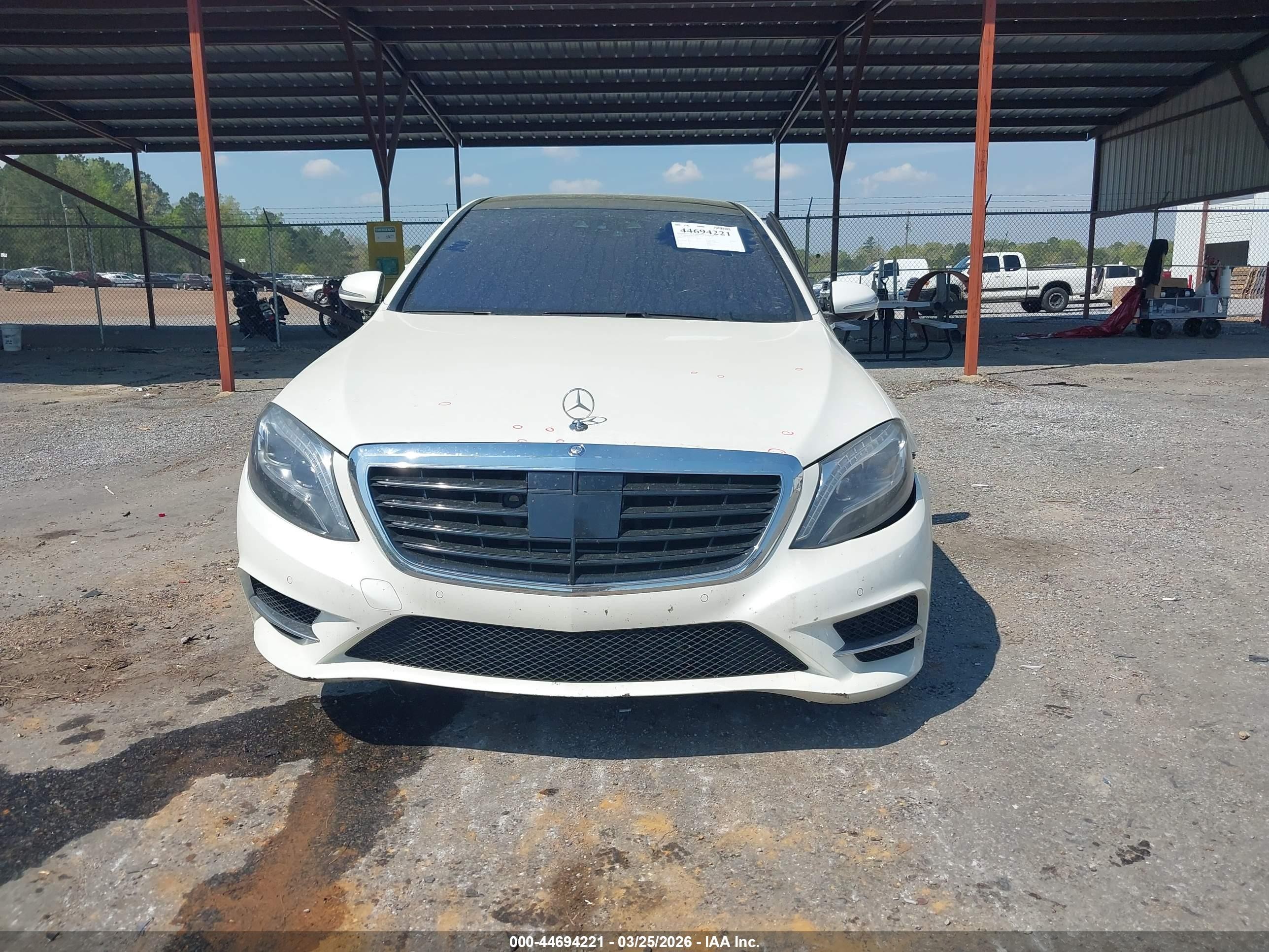 2014 Mercedes-benz S 550 4matic White vin: WDDUG8FB3EA061581