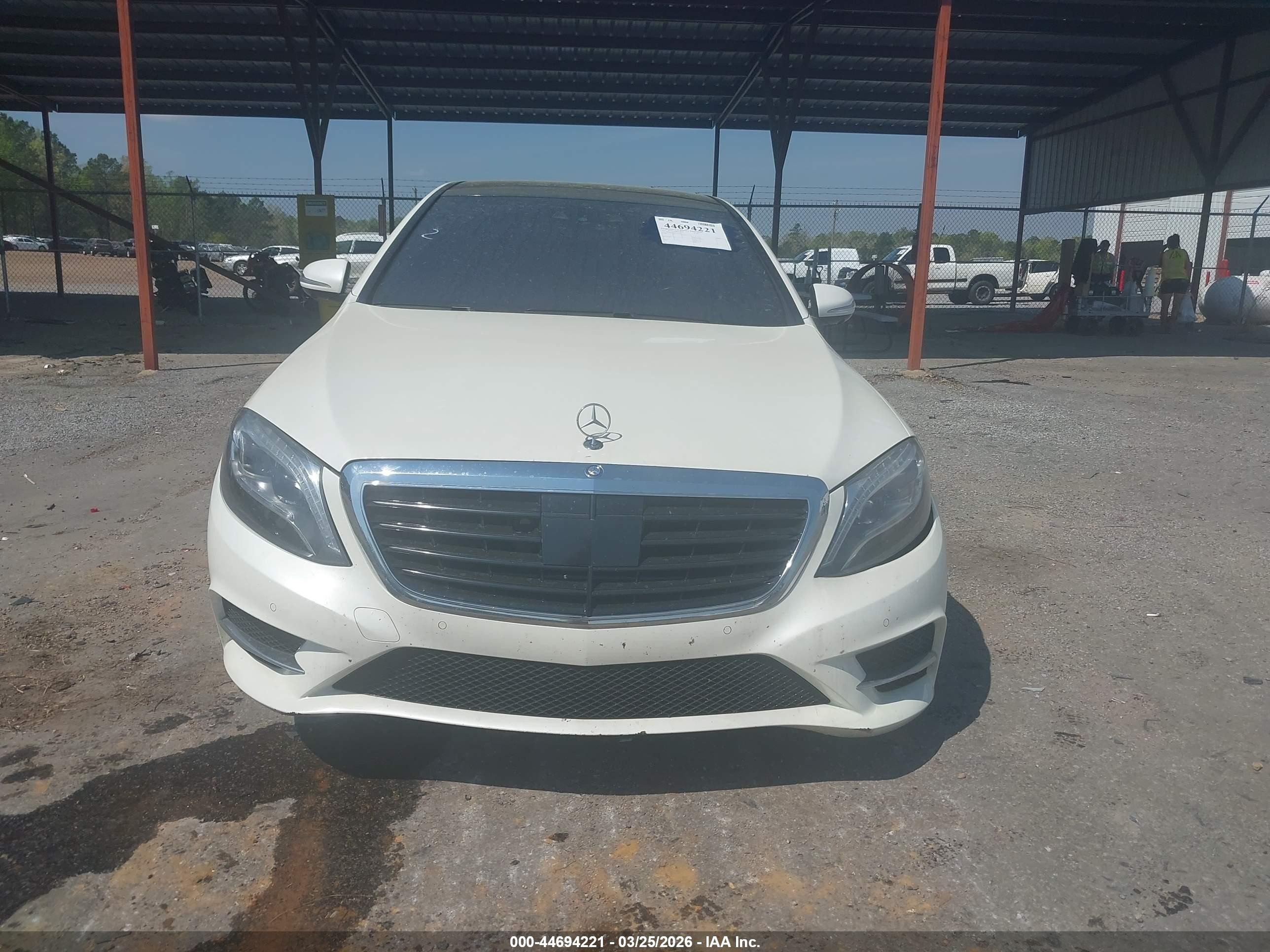 2014 Mercedes-benz S 550 4matic White vin: WDDUG8FB3EA061581