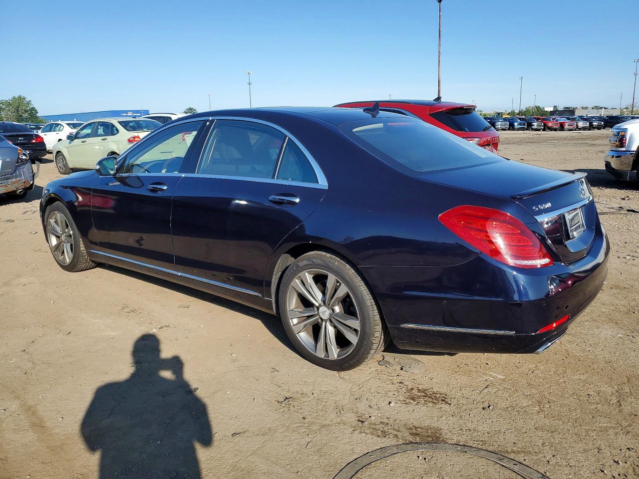 2015 Mercedes-benz S 550 4matic Blue vin: WDDUG8FB3FA108142