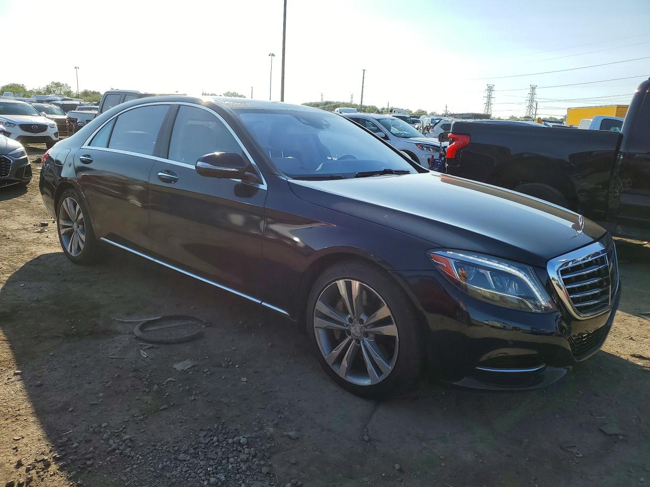 2015 Mercedes-benz S 550 4matic Blue vin: WDDUG8FB3FA108142