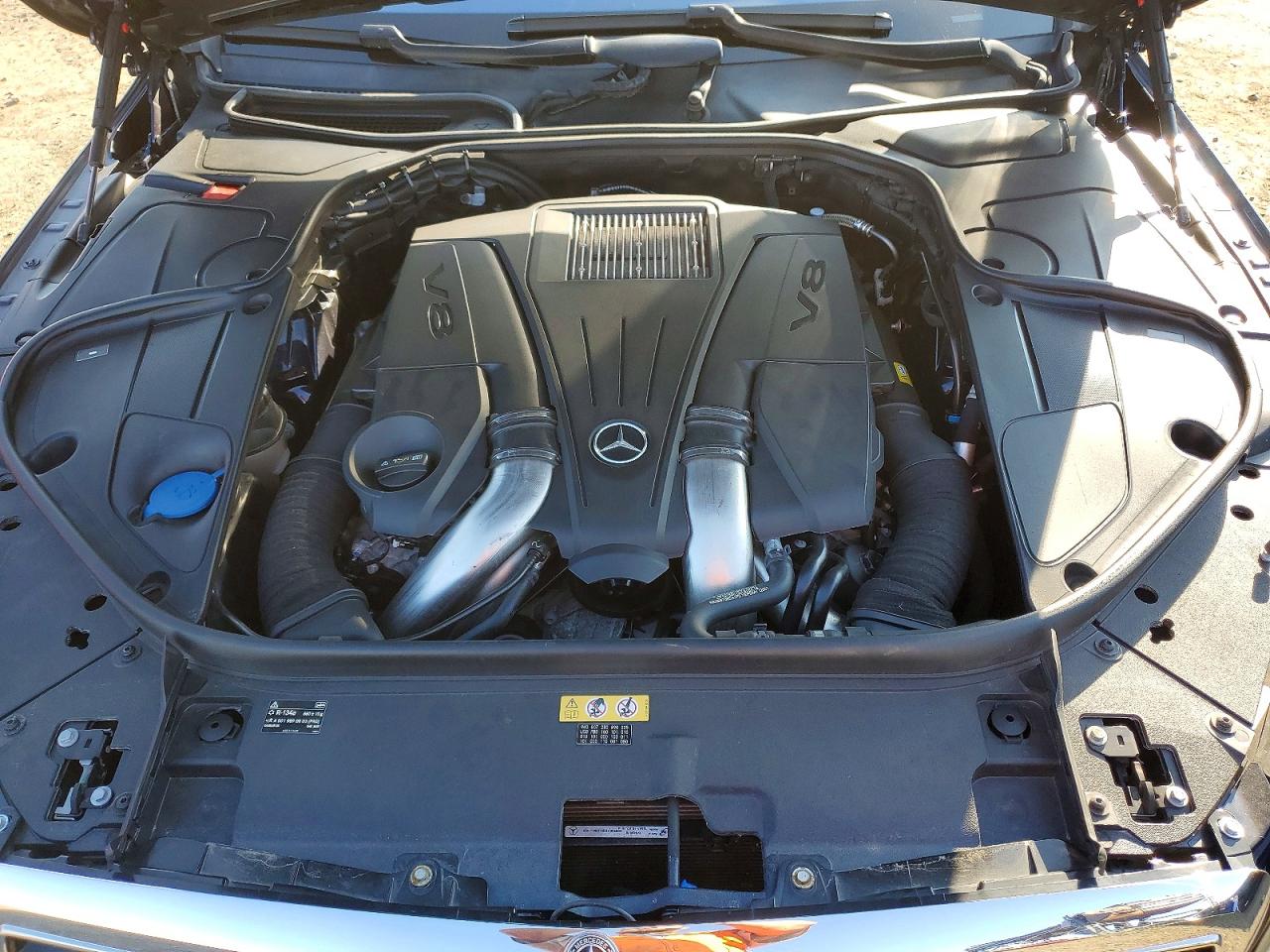 2015 Mercedes-benz S 550 4matic Blue vin: WDDUG8FB3FA108142