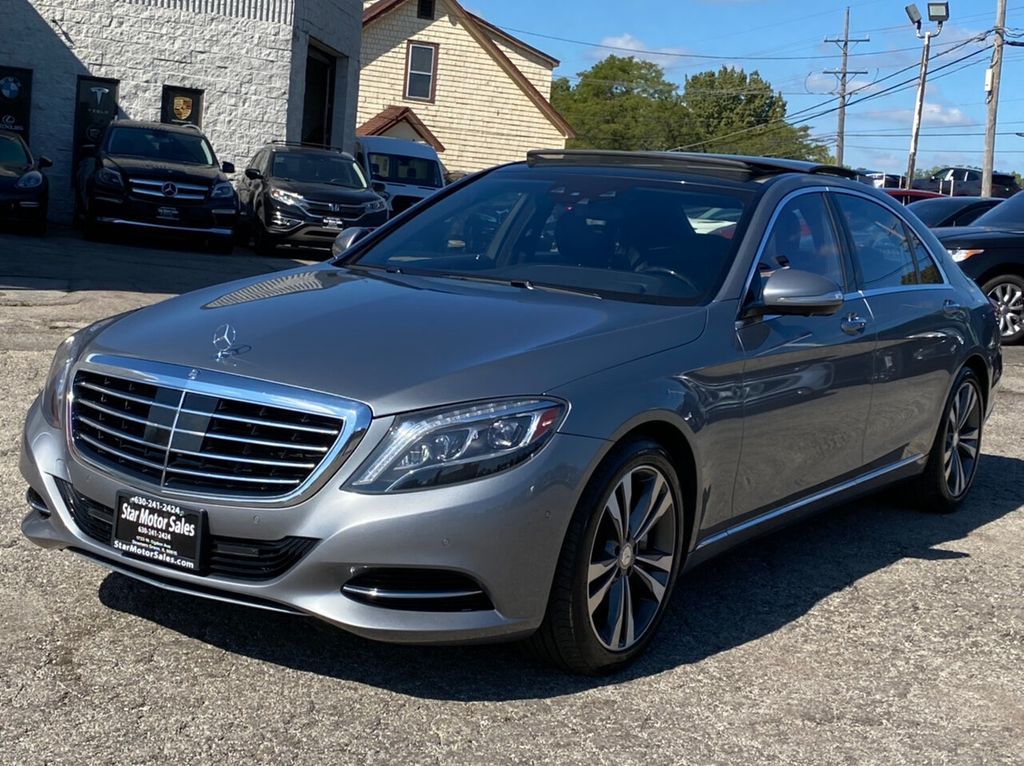 2015 Mercedes-benz S-class S 550 Серебряный vin: WDDUG8FB3FA125541