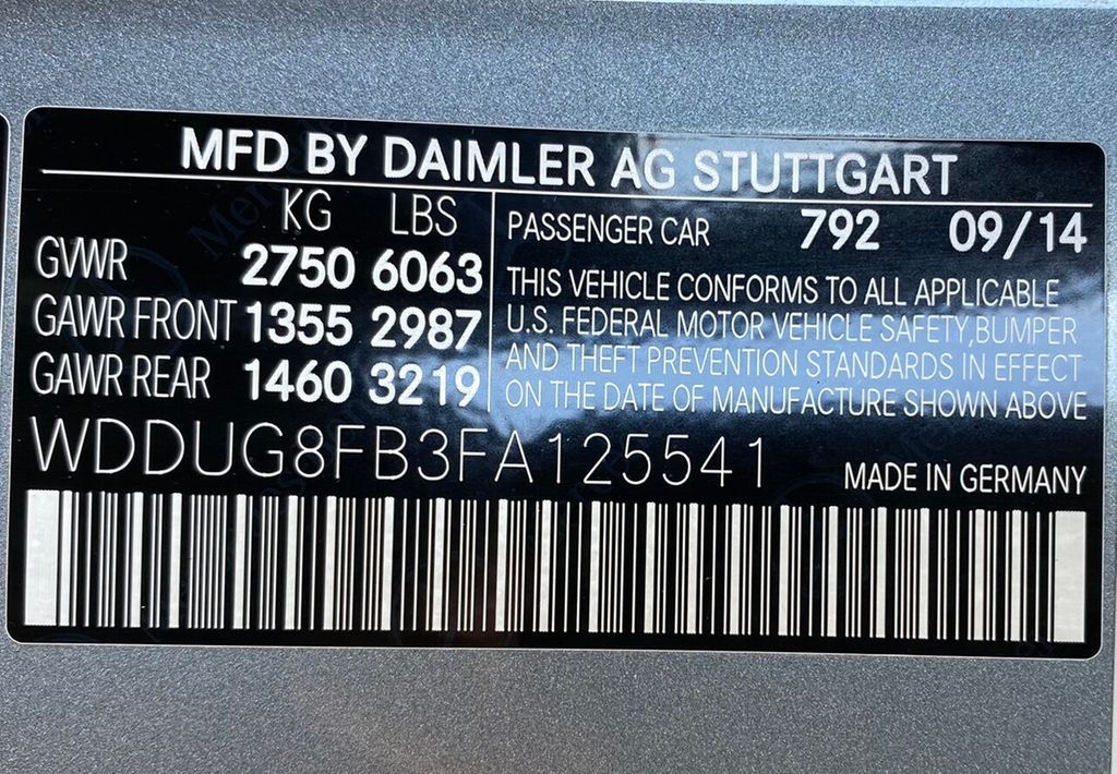 2015 Mercedes-benz S-class S 550 Серебряный vin: WDDUG8FB3FA125541