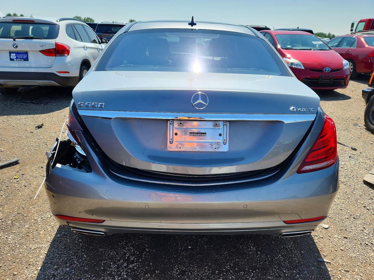 2015 Mercedes-benz S 550 4matic Gray vin: WDDUG8FB3FA125541