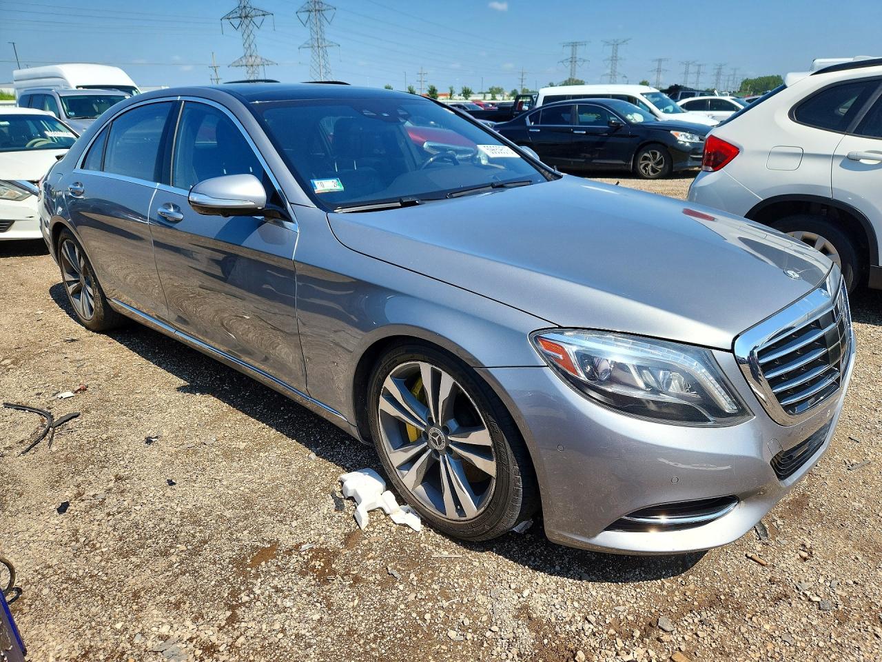 2015 Mercedes-benz S 550 4matic Gray vin: WDDUG8FB3FA125541
