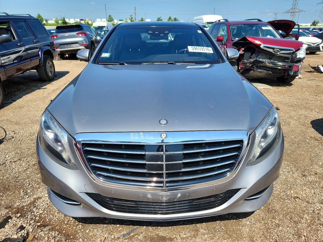 2015 Mercedes-benz S 550 4matic Gray vin: WDDUG8FB3FA125541