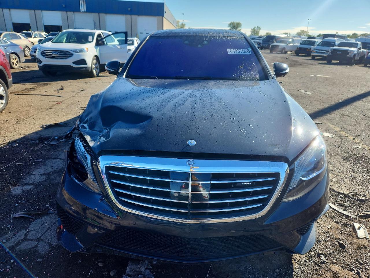 2015 Mercedes-benz S 550 4matic Blue vin: WDDUG8FB3FA133591