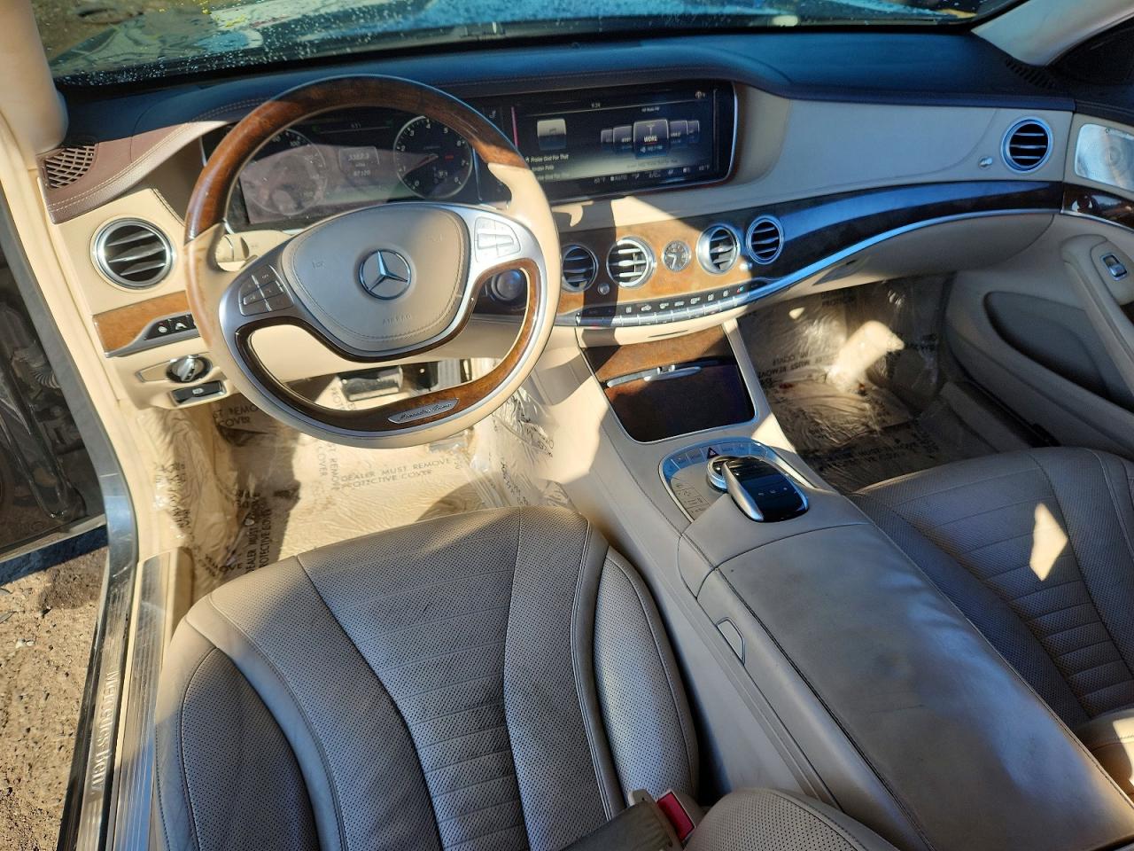 2015 Mercedes-benz S 550 4matic Blue vin: WDDUG8FB3FA133591
