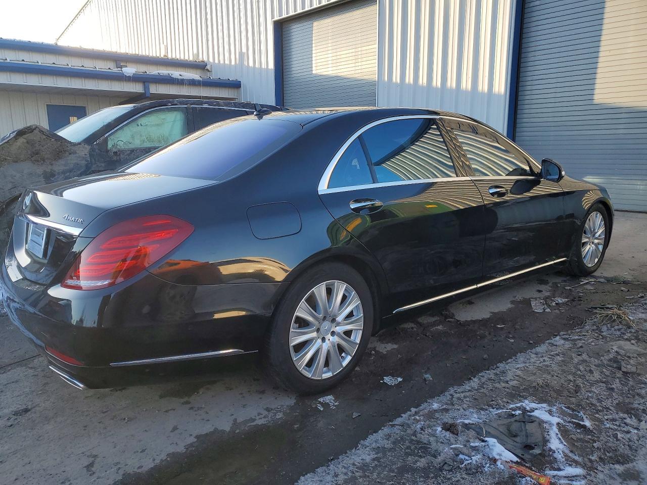 2015 Mercedes-benz S 550 4matic Black vin: WDDUG8FB3FA148981