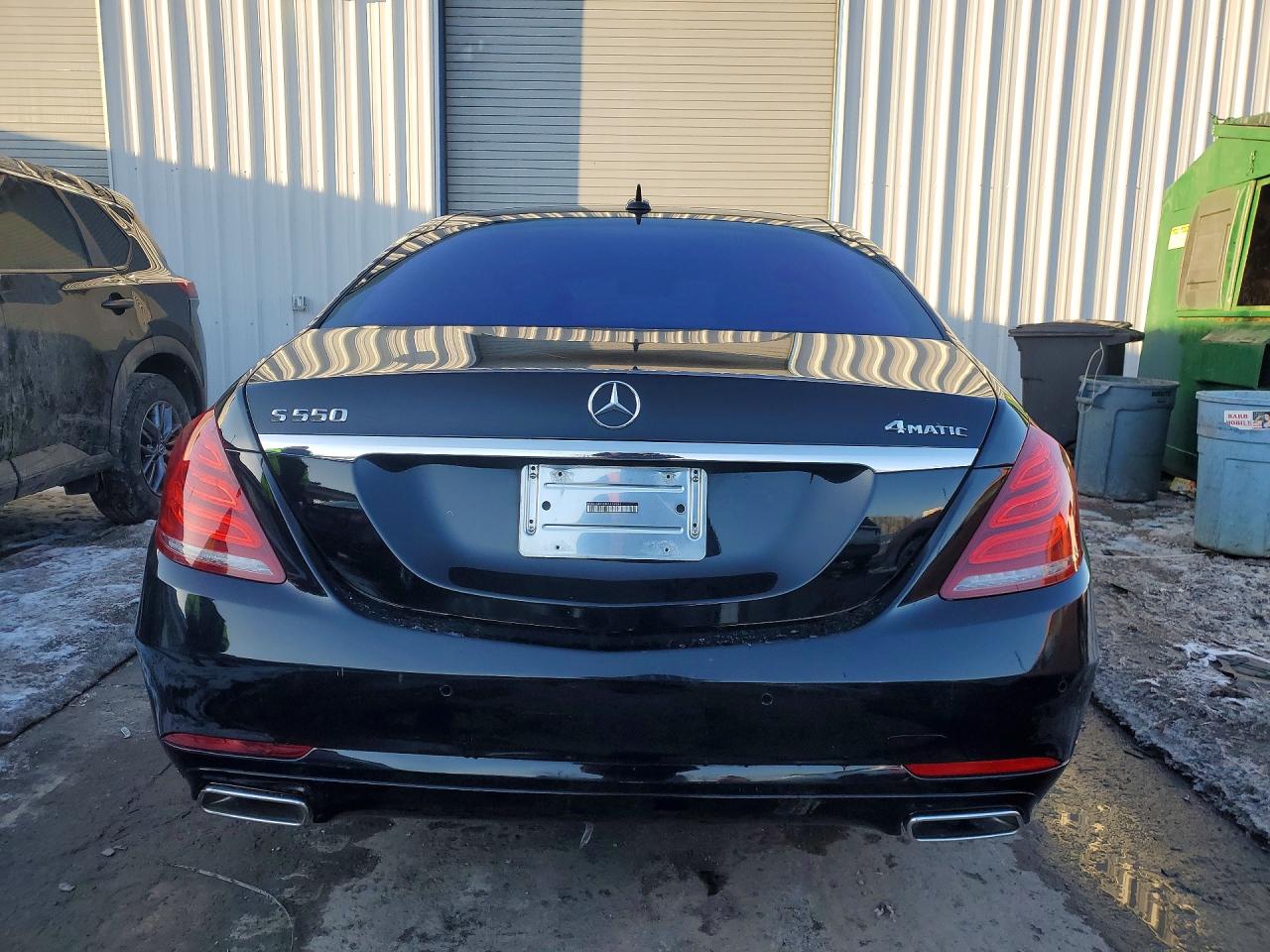 2015 Mercedes-benz S 550 4matic Black vin: WDDUG8FB3FA148981