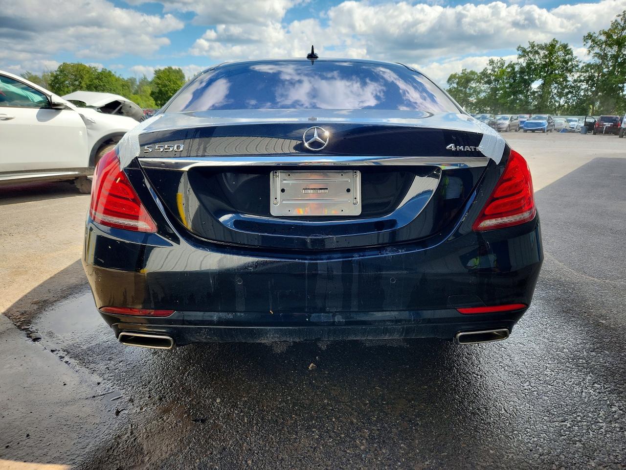 2015 Mercedes-benz S 550 4matic Black vin: WDDUG8FB3FA148981
