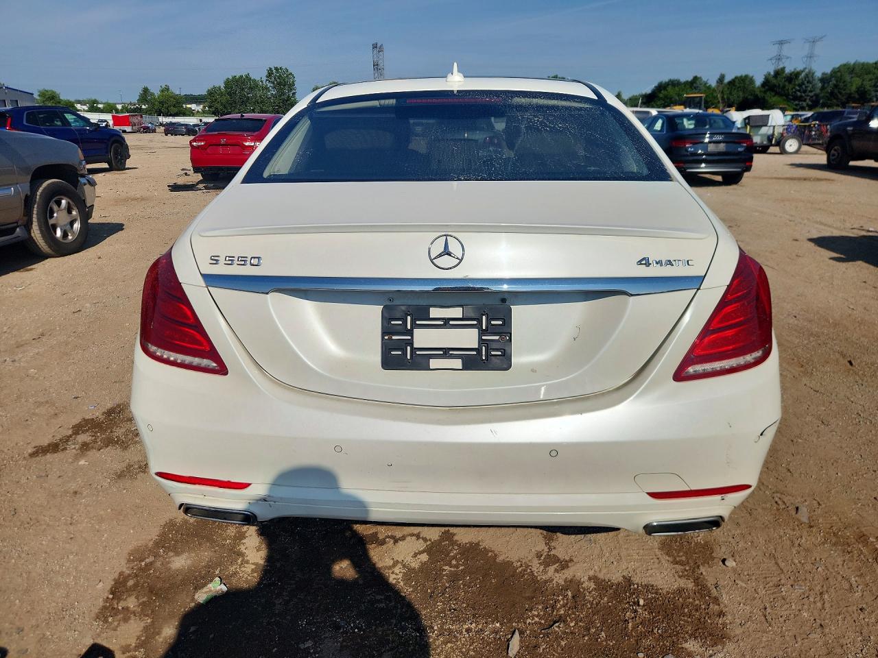 2015 Mercedes-benz S 550 4matic White vin: WDDUG8FB3FA187392