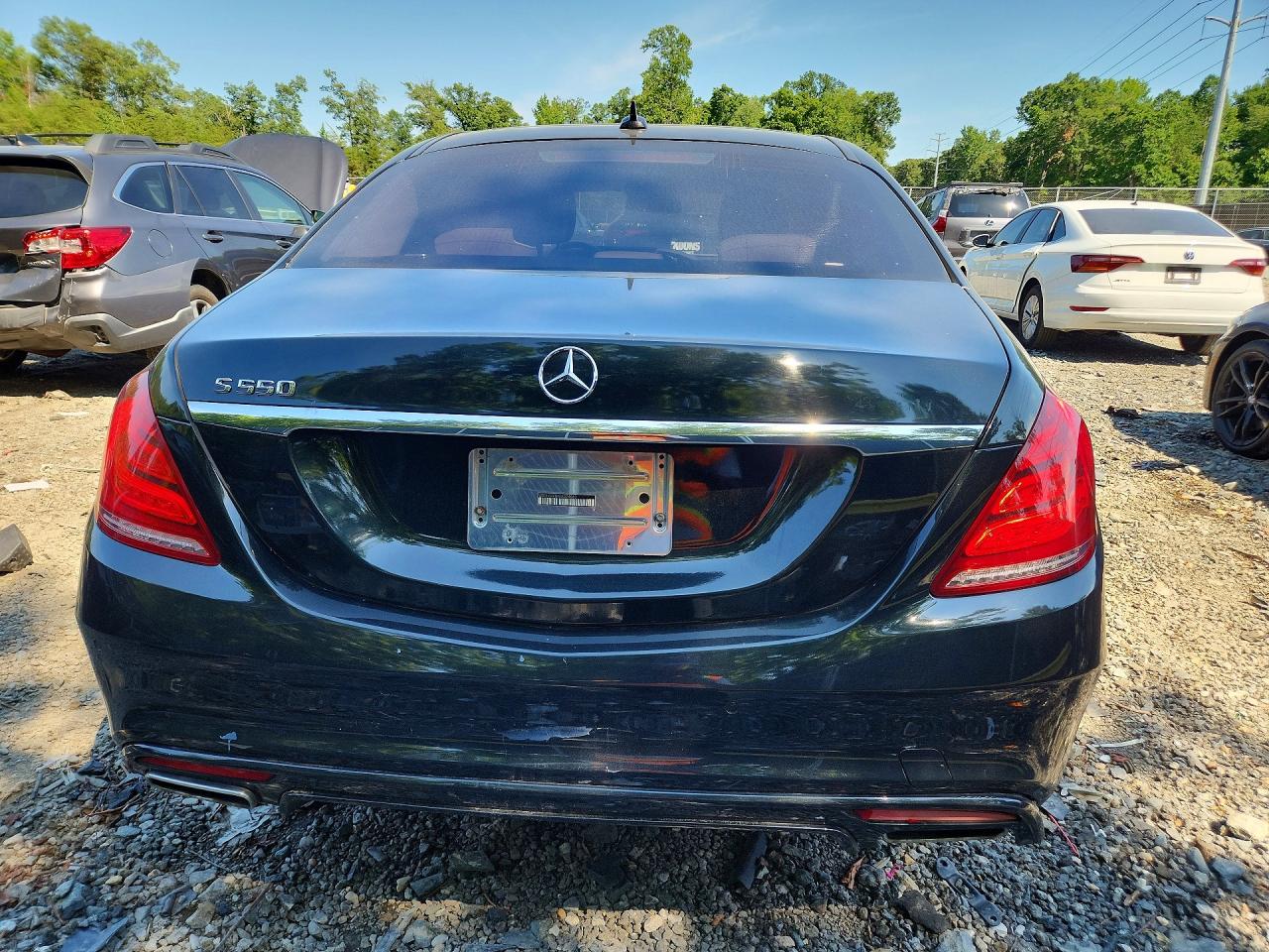 2014 Mercedes-benz S 550 4matic Черный vin: WDDUG8FB4EA024863