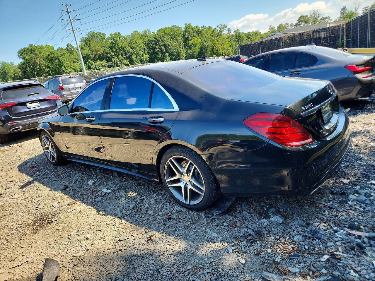 2014 Mercedes-benz S 550 4matic Черный vin: WDDUG8FB4EA024863
