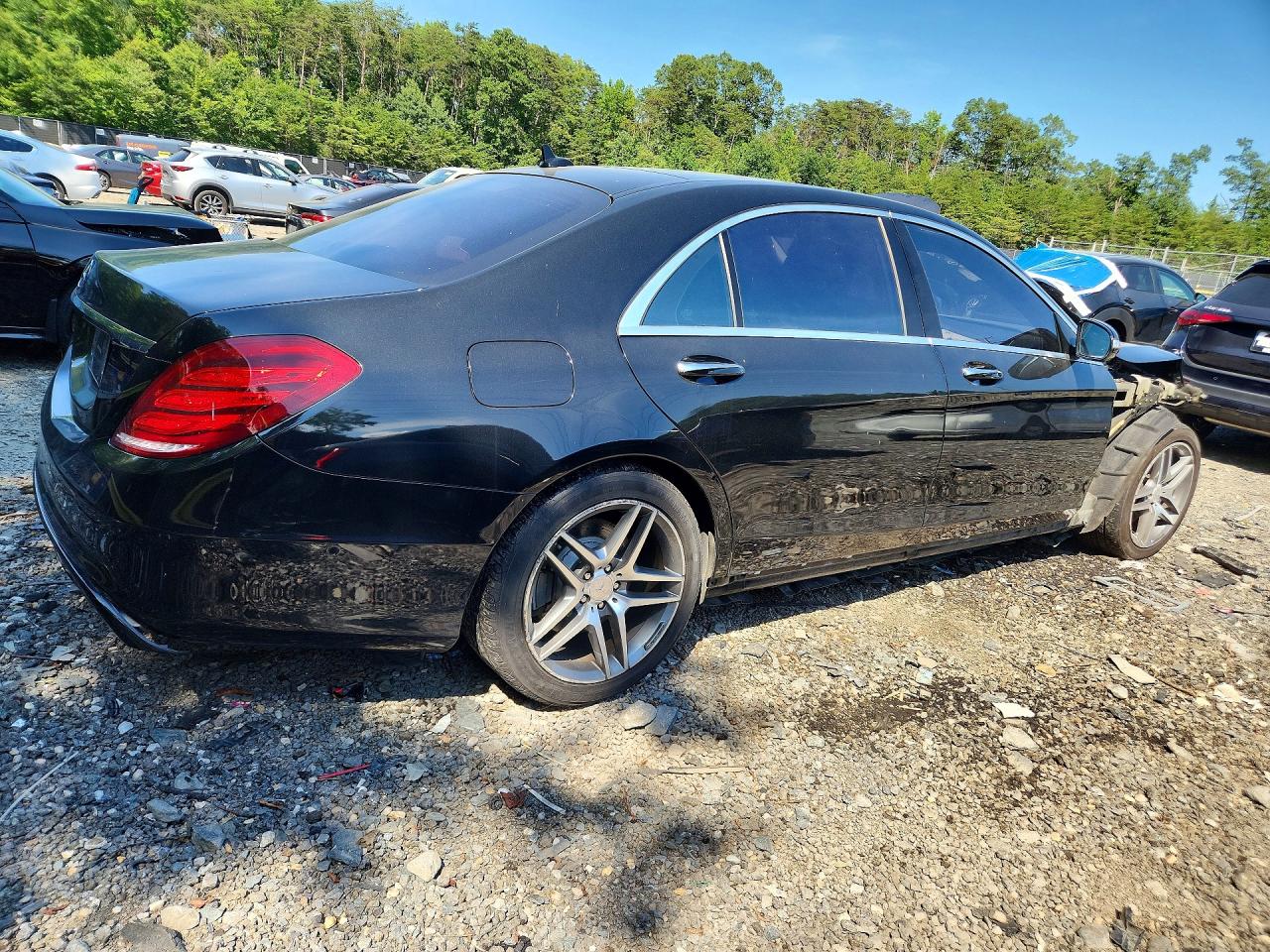 2014 Mercedes-benz S 550 4matic Черный vin: WDDUG8FB4EA024863