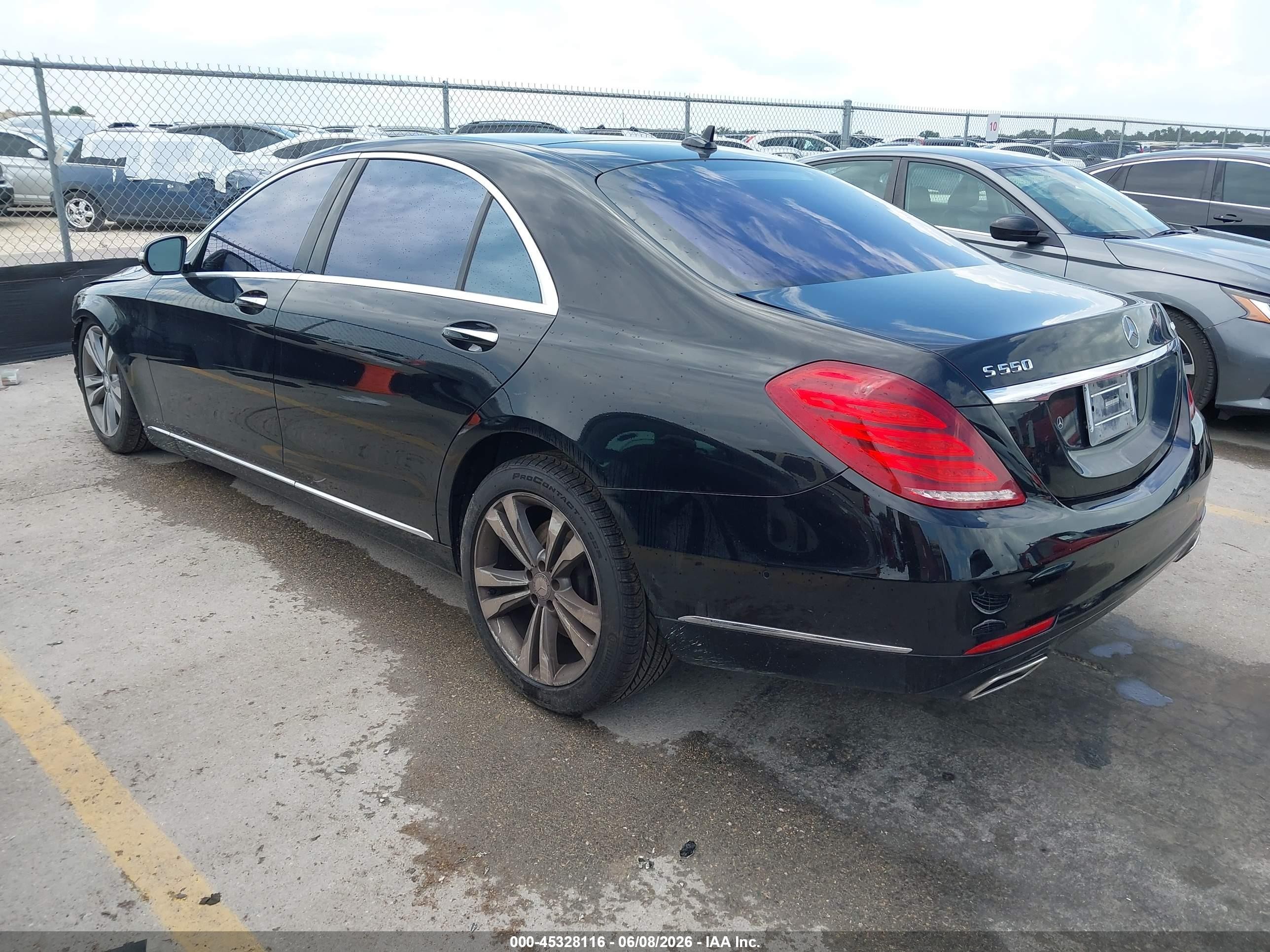2014 Mercedes-benz S 550 4matic Black vin: WDDUG8FB4EA029867