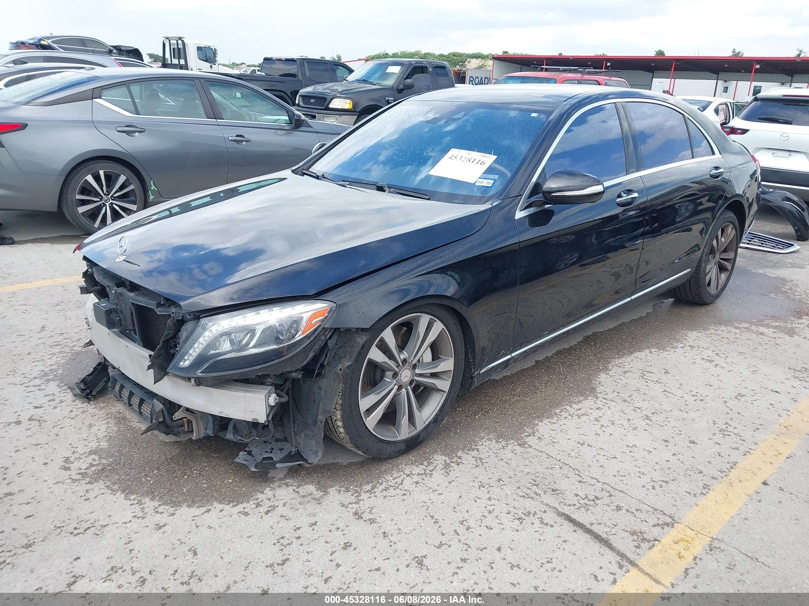 2014 Mercedes-benz S 550 4matic Black vin: WDDUG8FB4EA029867
