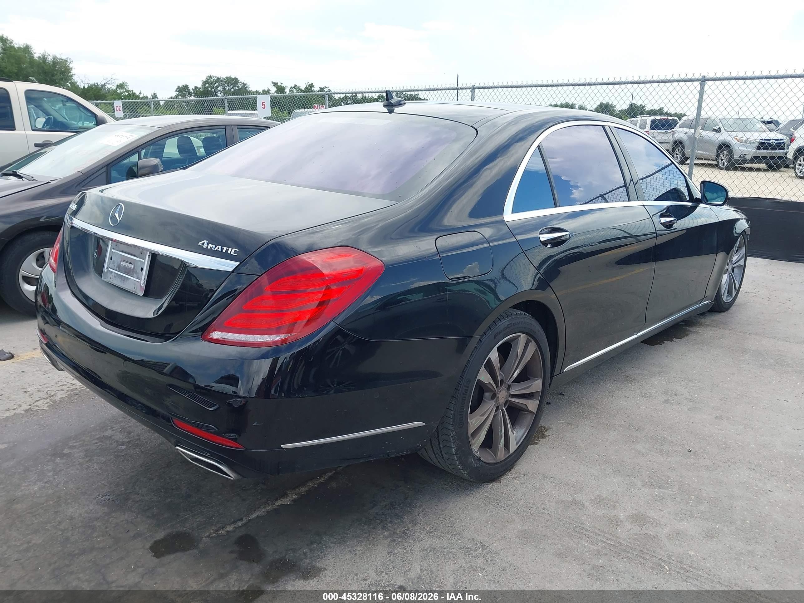 2014 Mercedes-benz S 550 4matic Black vin: WDDUG8FB4EA029867