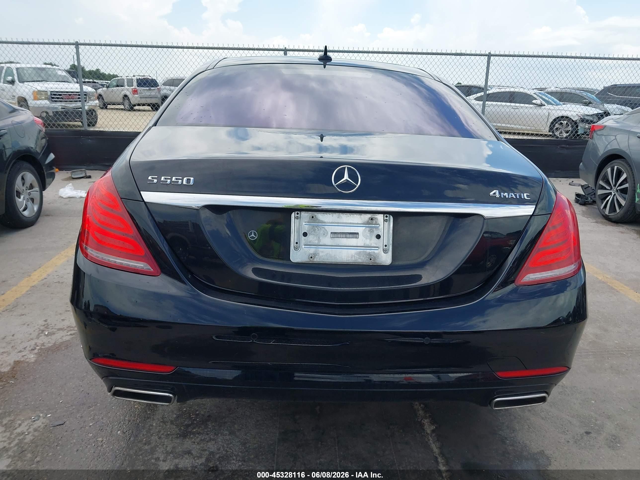 2014 Mercedes-benz S 550 4matic Black vin: WDDUG8FB4EA029867