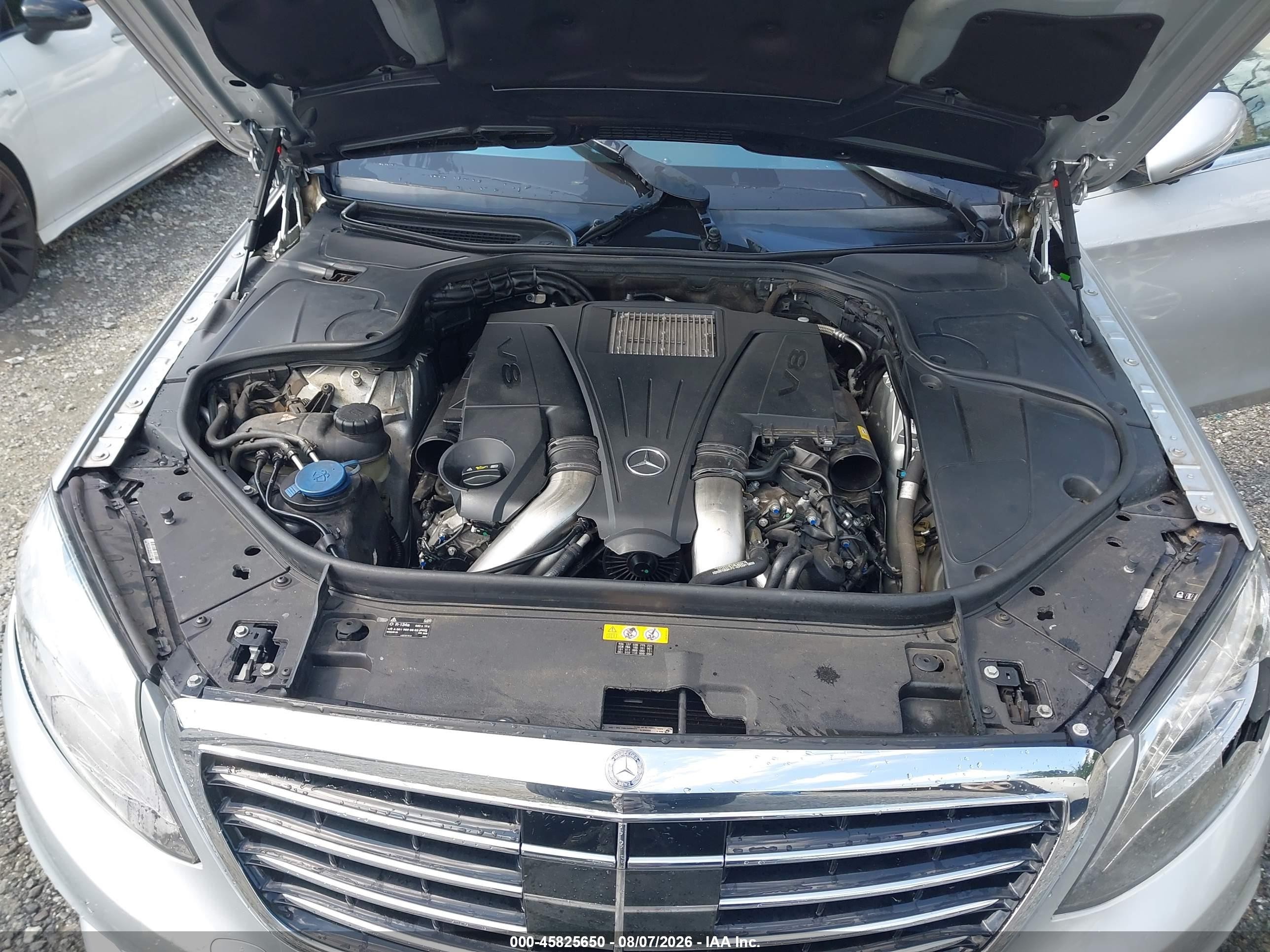 2014 Mercedes-benz S 550 4matic Silver vin: WDDUG8FB4EA061248