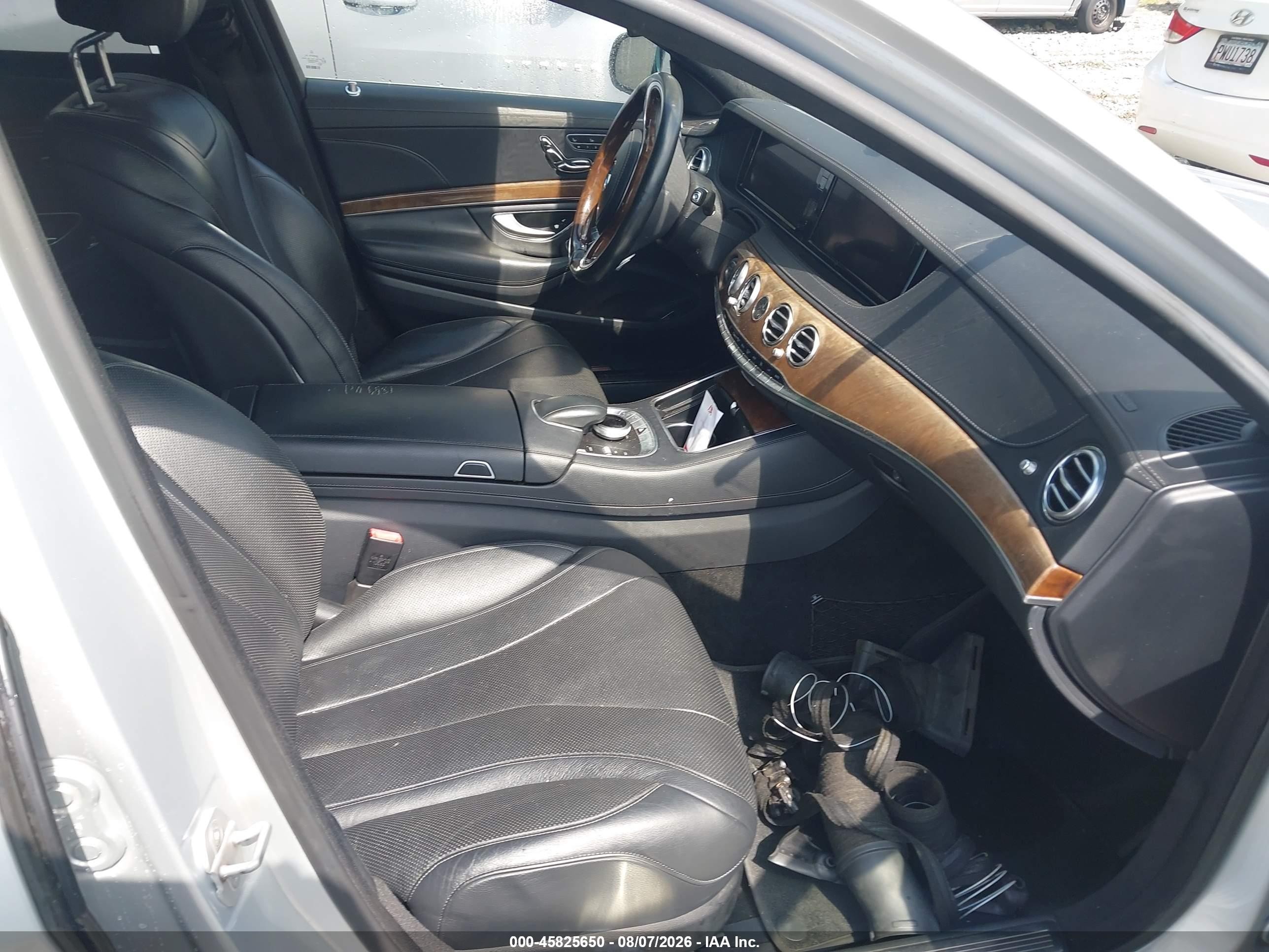 2014 Mercedes-benz S 550 4matic Silver vin: WDDUG8FB4EA061248