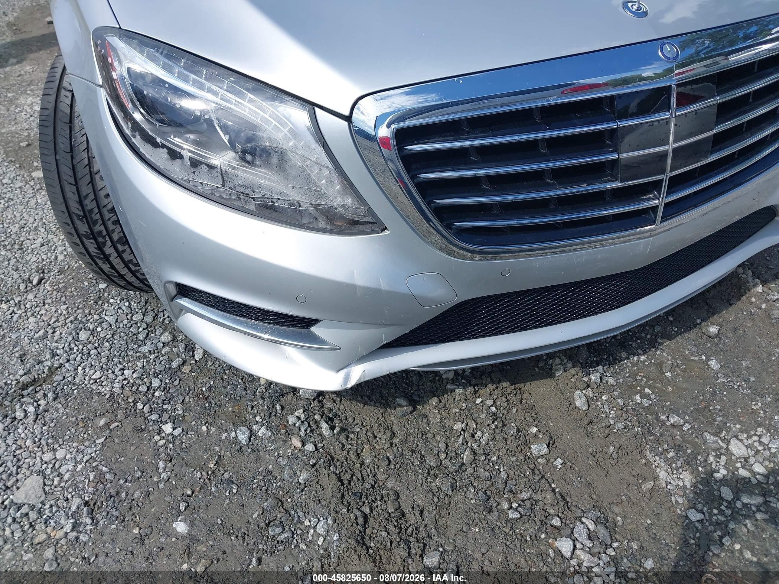 2014 Mercedes-benz S 550 4matic Silver vin: WDDUG8FB4EA061248