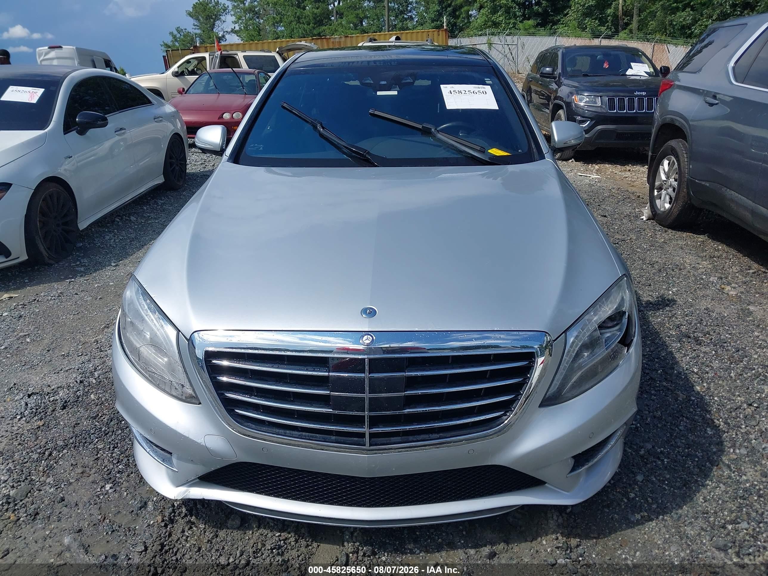 2014 Mercedes-benz S 550 4matic Silver vin: WDDUG8FB4EA061248
