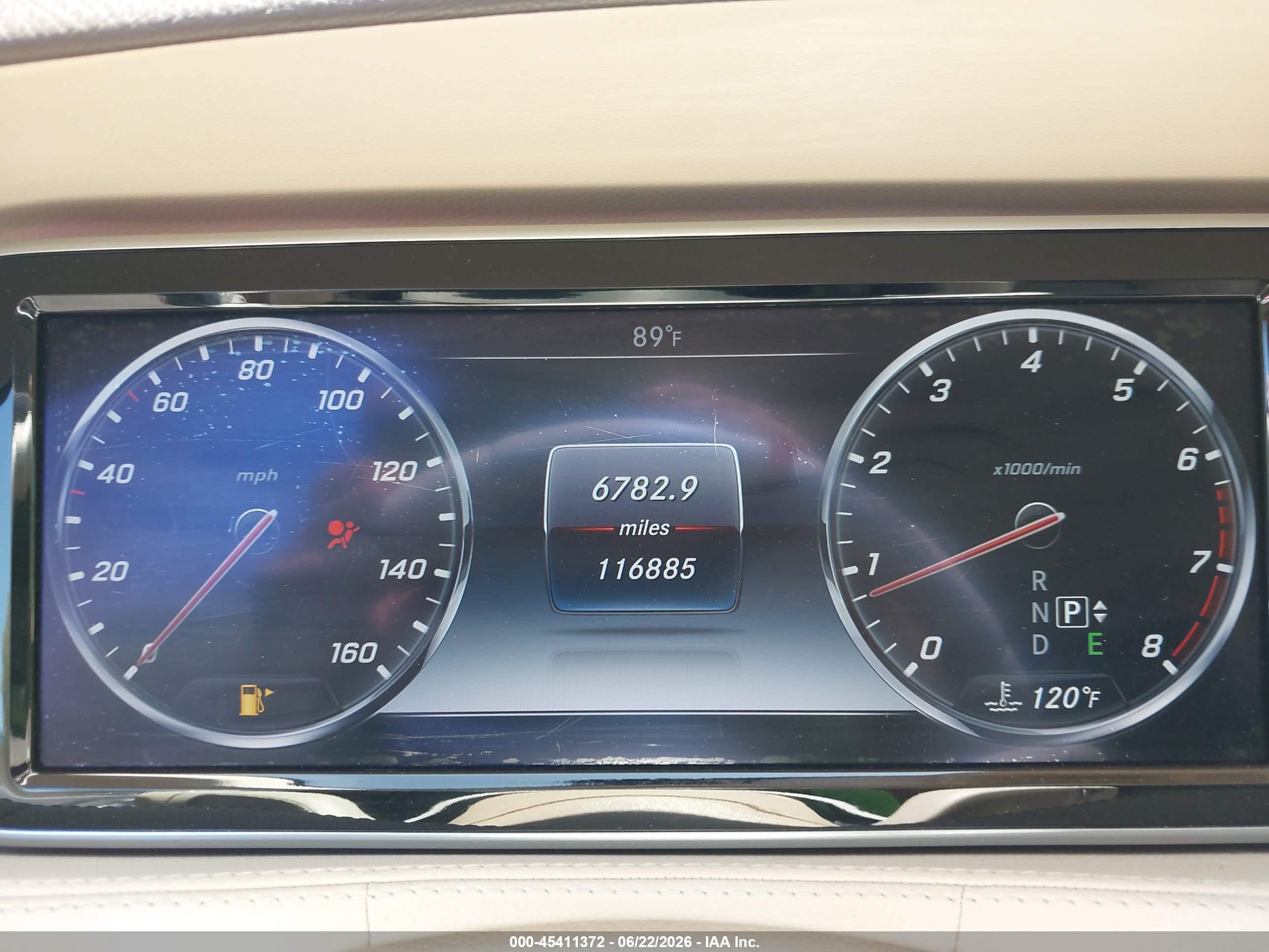2015 Mercedes-benz S 550 4matic Brown vin: WDDUG8FB4FA079623