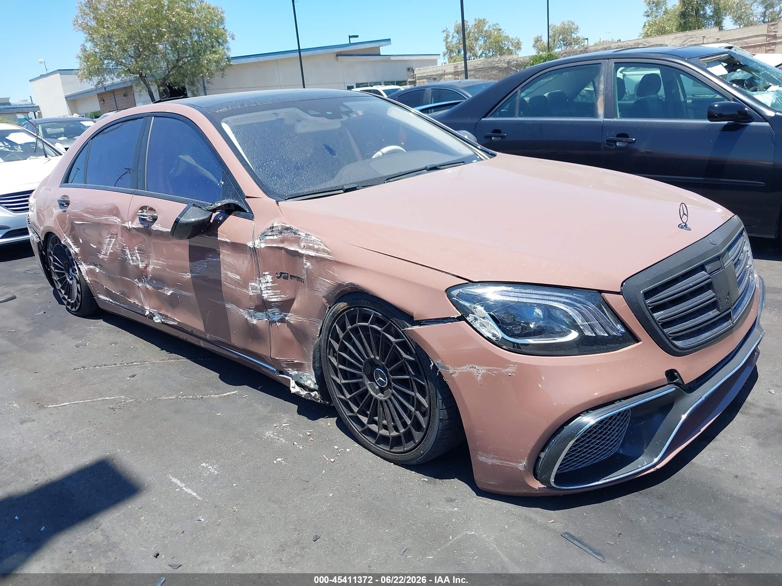 2015 Mercedes-benz S 550 4matic Brown vin: WDDUG8FB4FA079623