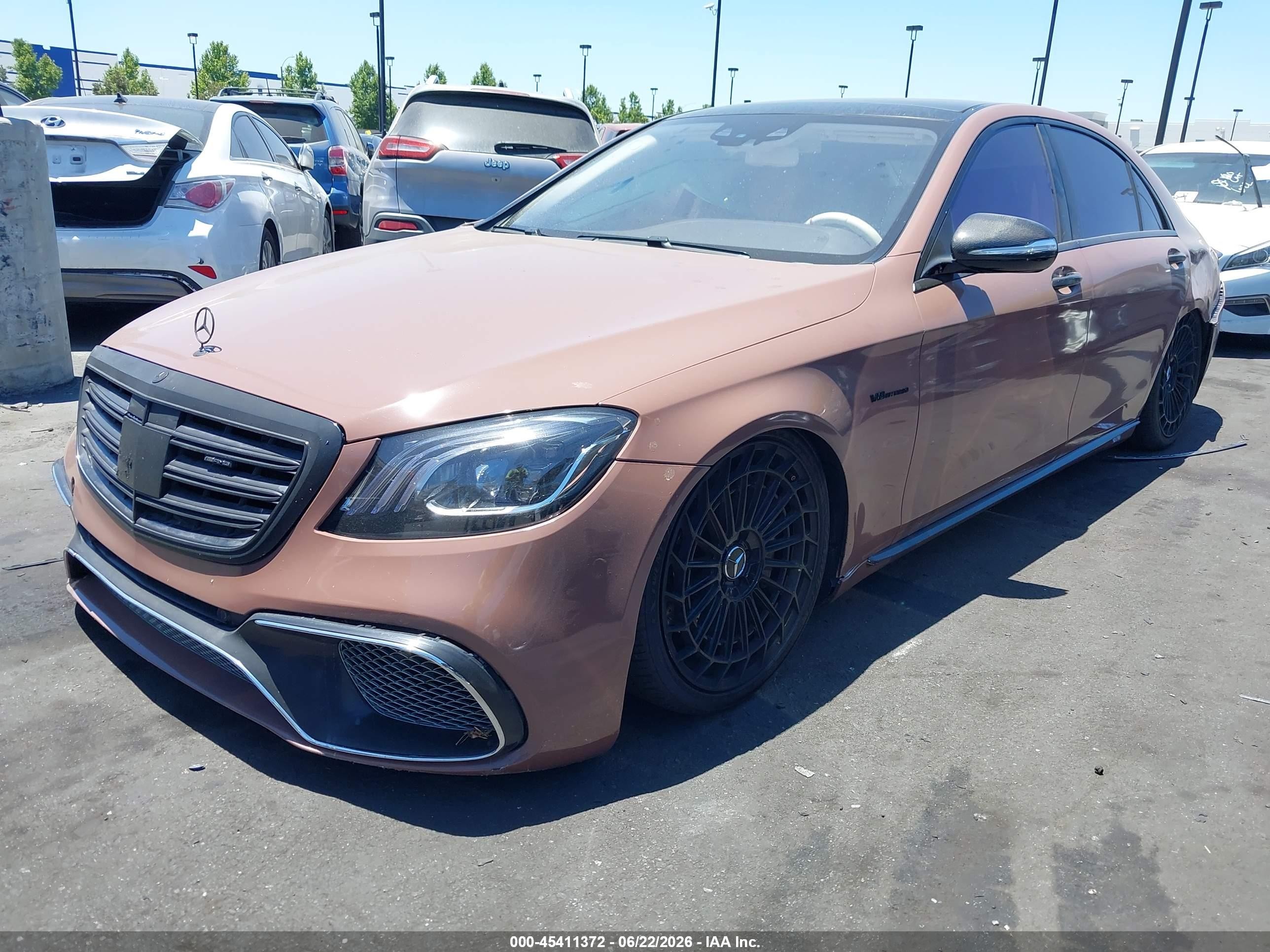 2015 Mercedes-benz S 550 4matic Brown vin: WDDUG8FB4FA079623