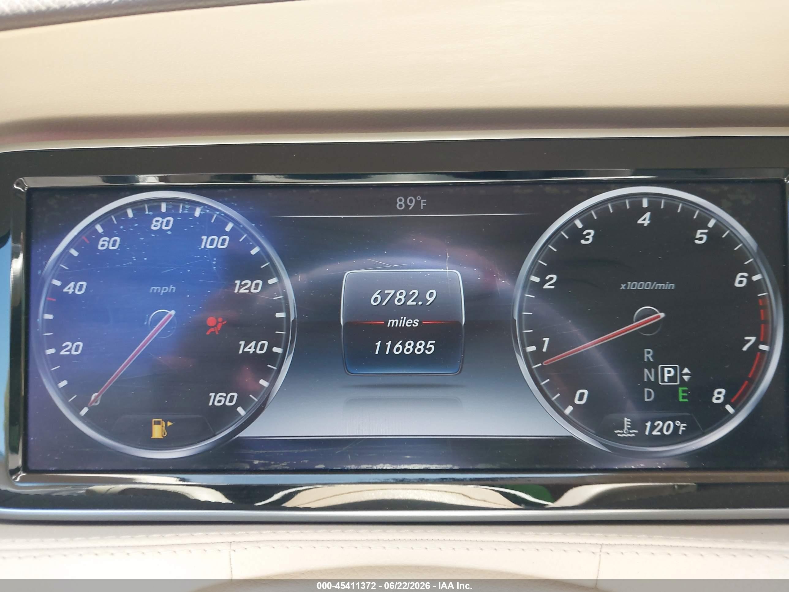 2015 Mercedes-benz S 550 4matic Brown vin: WDDUG8FB4FA079623