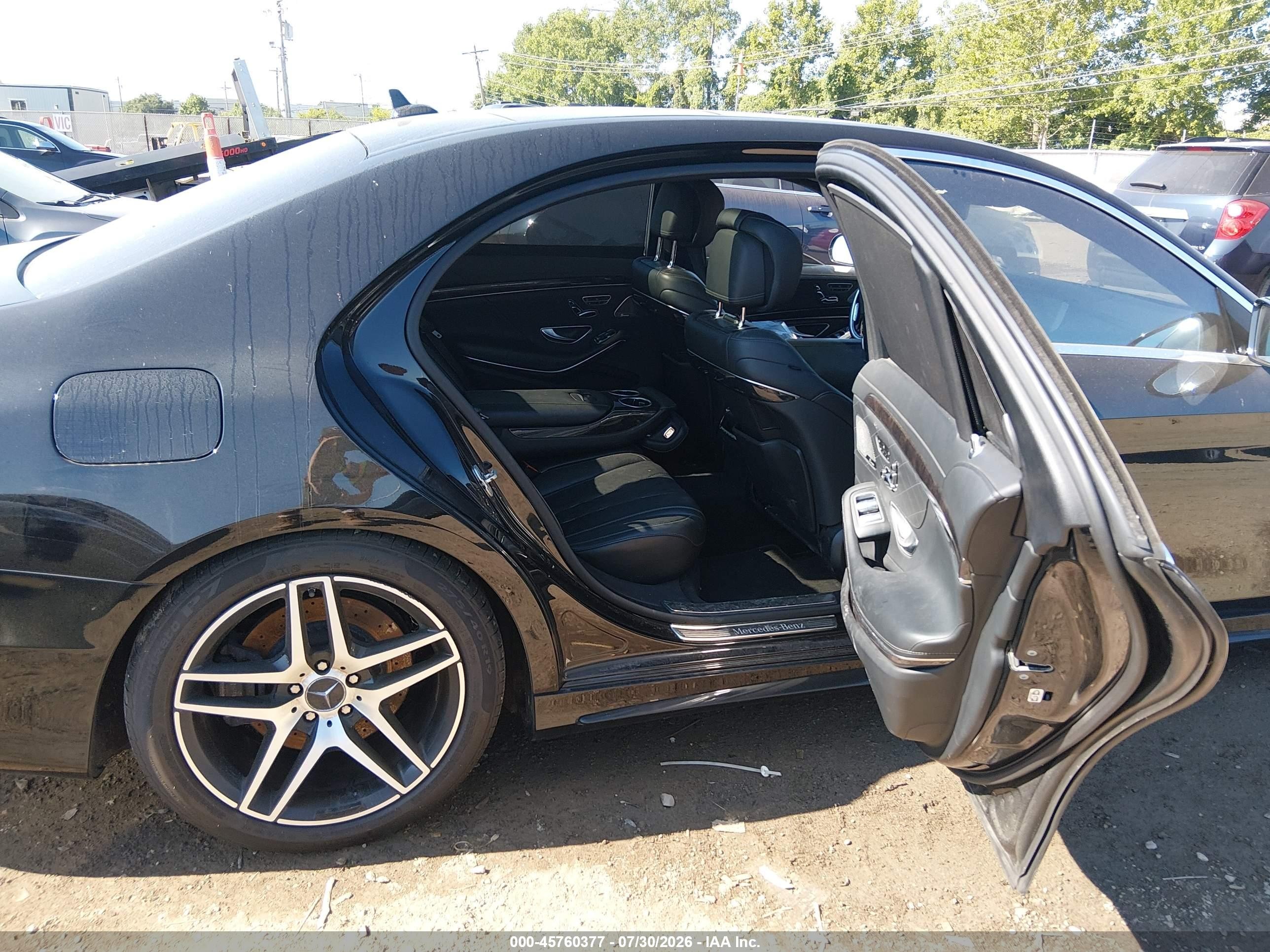 2015 Mercedes-benz S 550 4matic Black vin: WDDUG8FB4FA109073