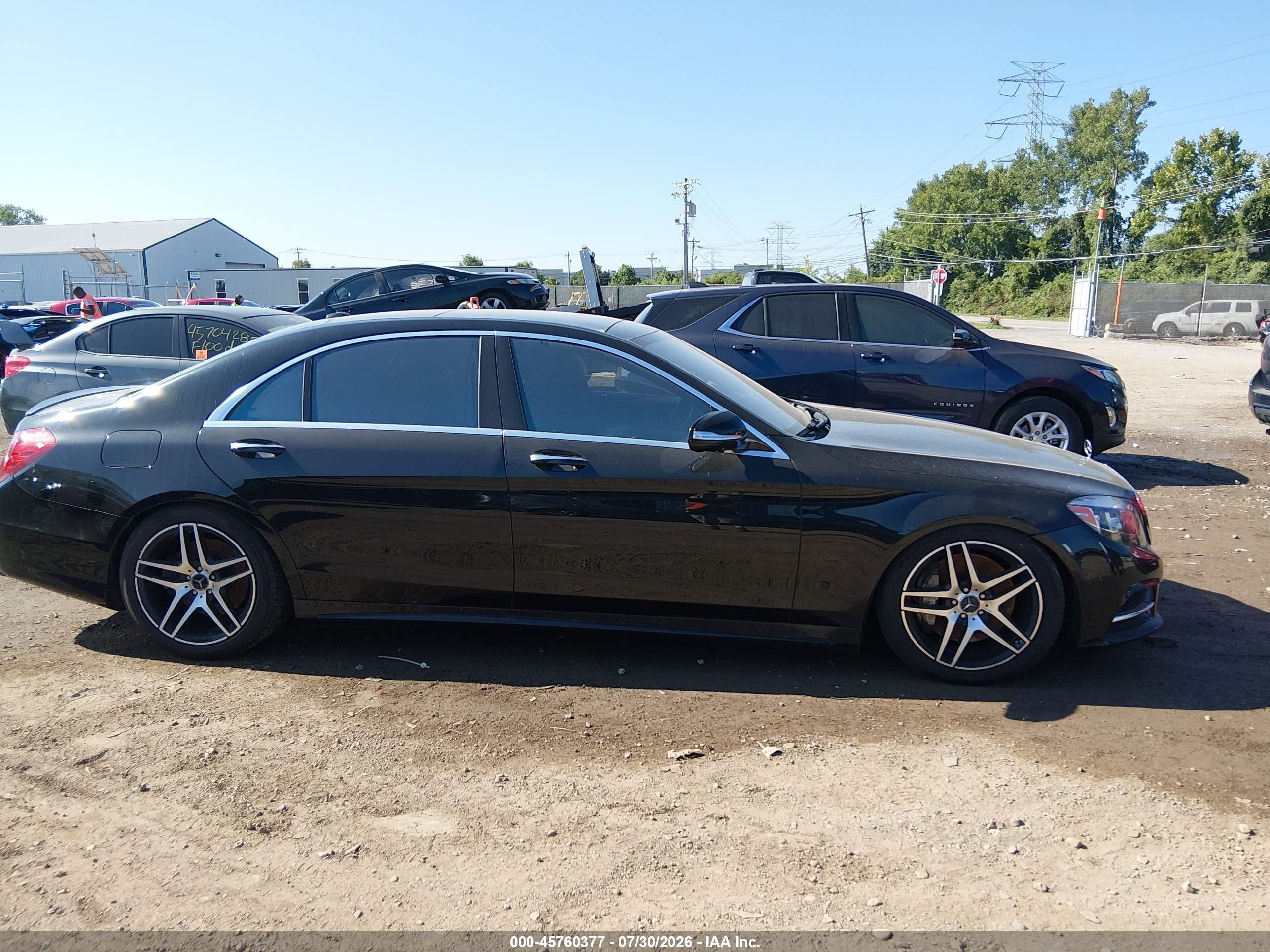 2015 Mercedes-benz S 550 4matic Black vin: WDDUG8FB4FA109073