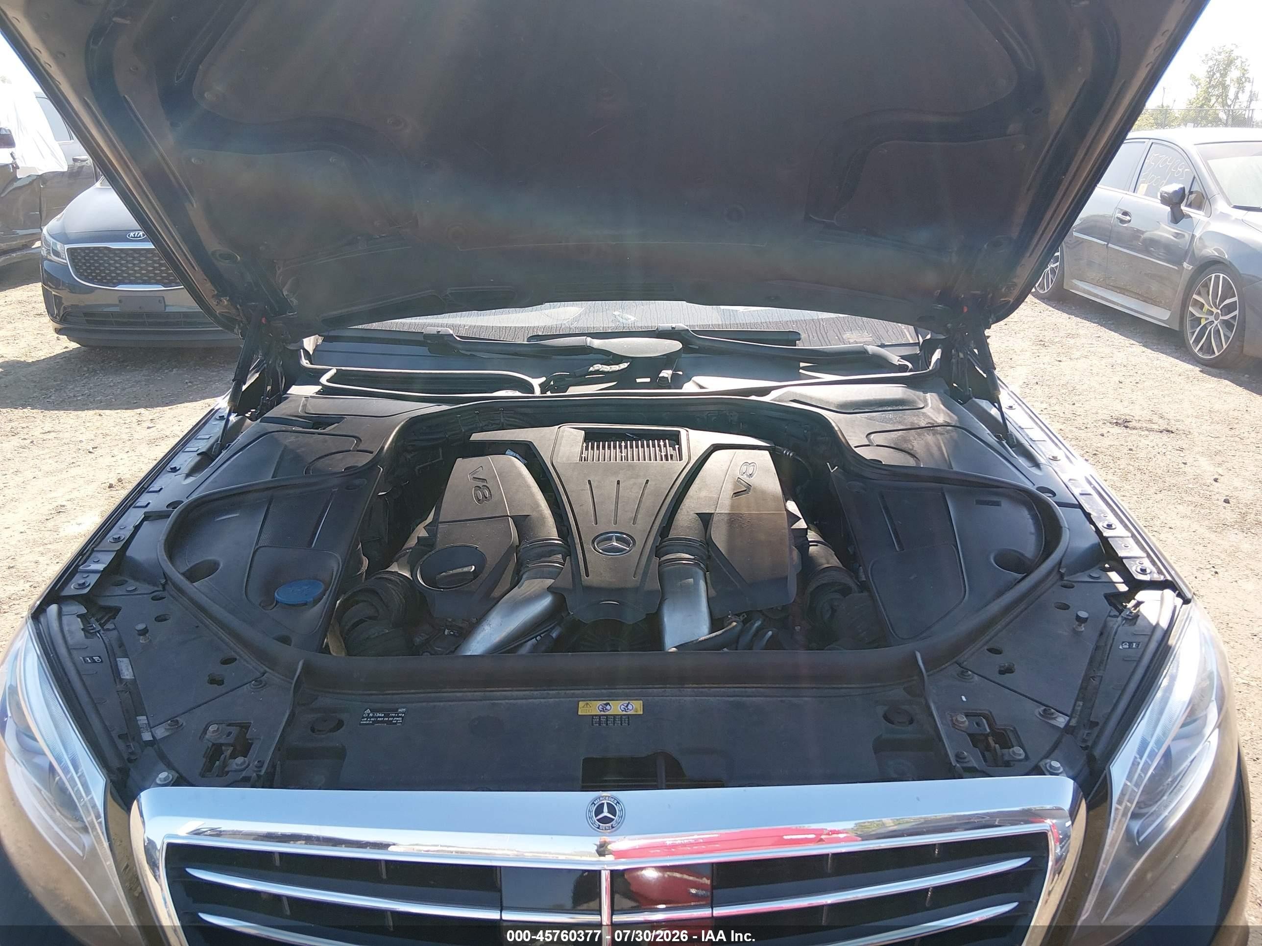 2015 Mercedes-benz S 550 4matic Black vin: WDDUG8FB4FA109073