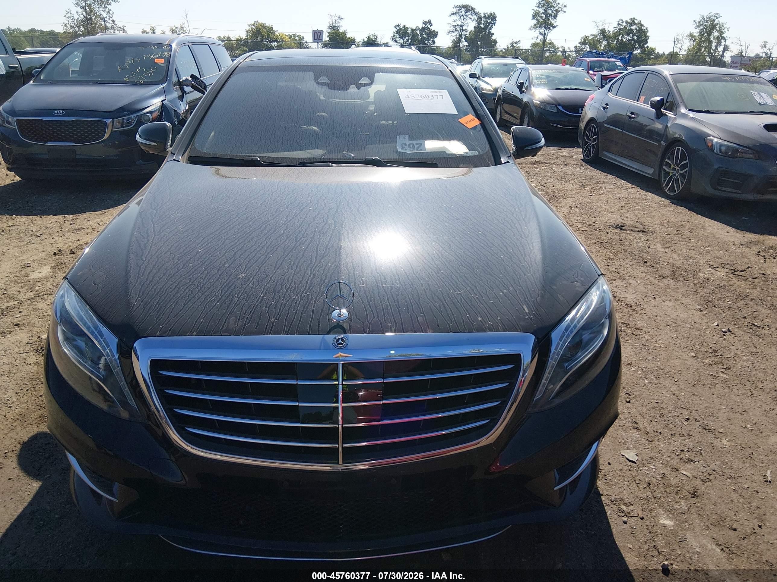 2015 Mercedes-benz S 550 4matic Black vin: WDDUG8FB4FA109073