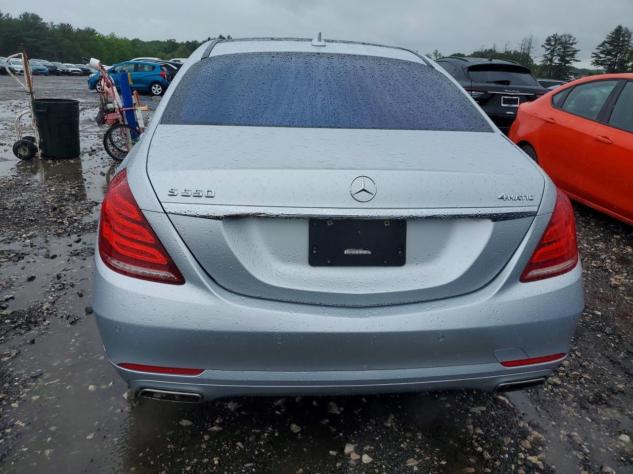 2015 Mercedes-benz S 550 4matic Silver vin: WDDUG8FB4FA163229
