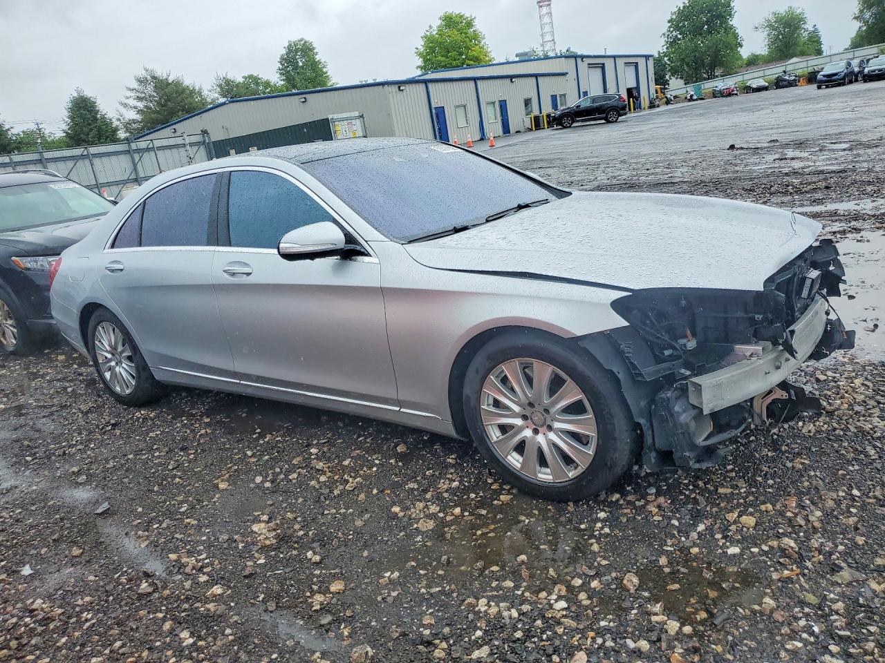2015 Mercedes-benz S 550 4matic Silver vin: WDDUG8FB4FA163229